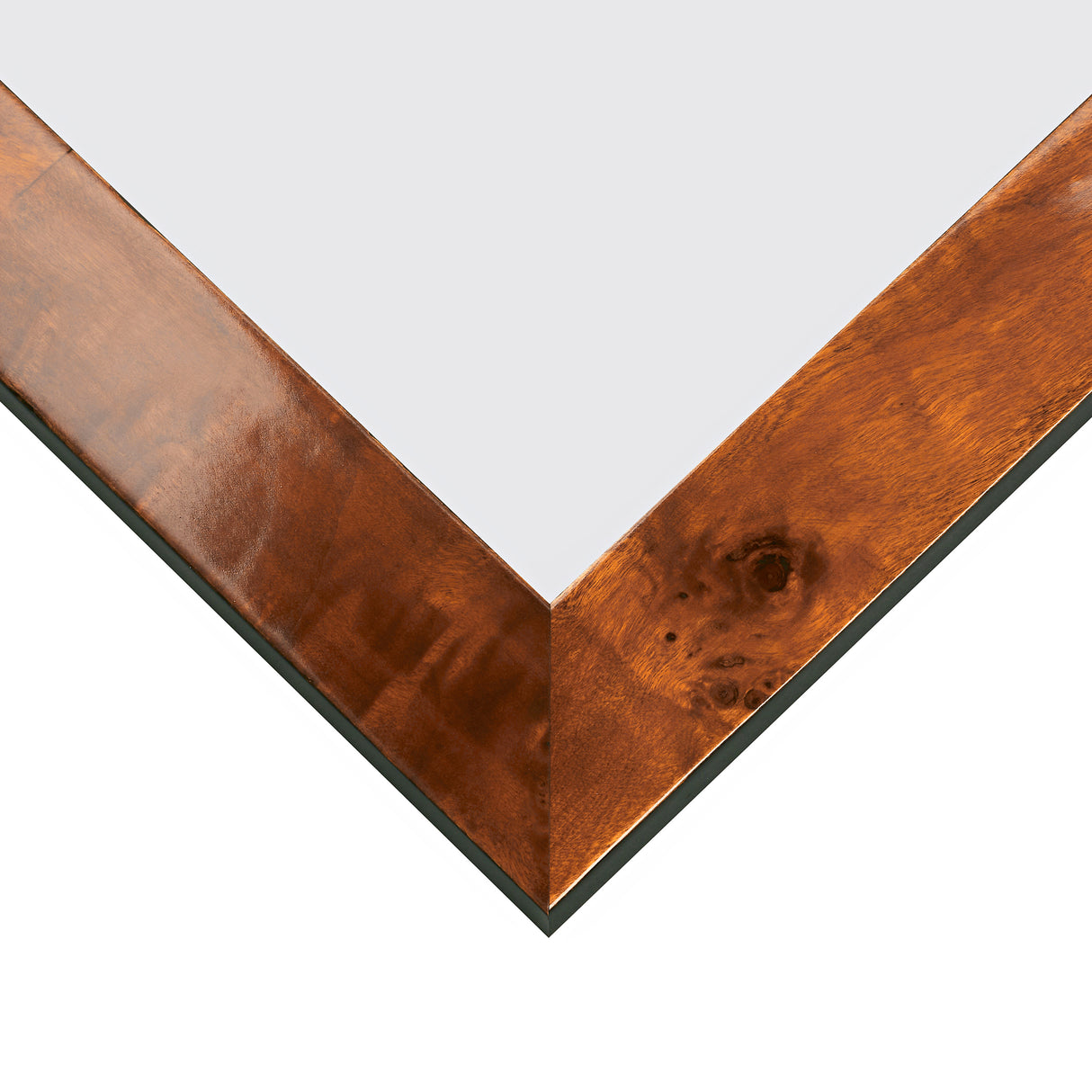 Innovations 1.5", Glossy Honey Brown Burl Picture Frame