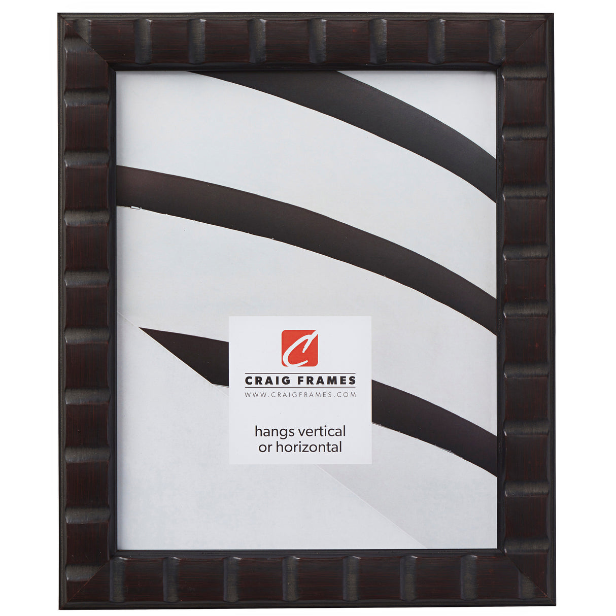 Mosaic 1.375", Erie Black Picture Frame