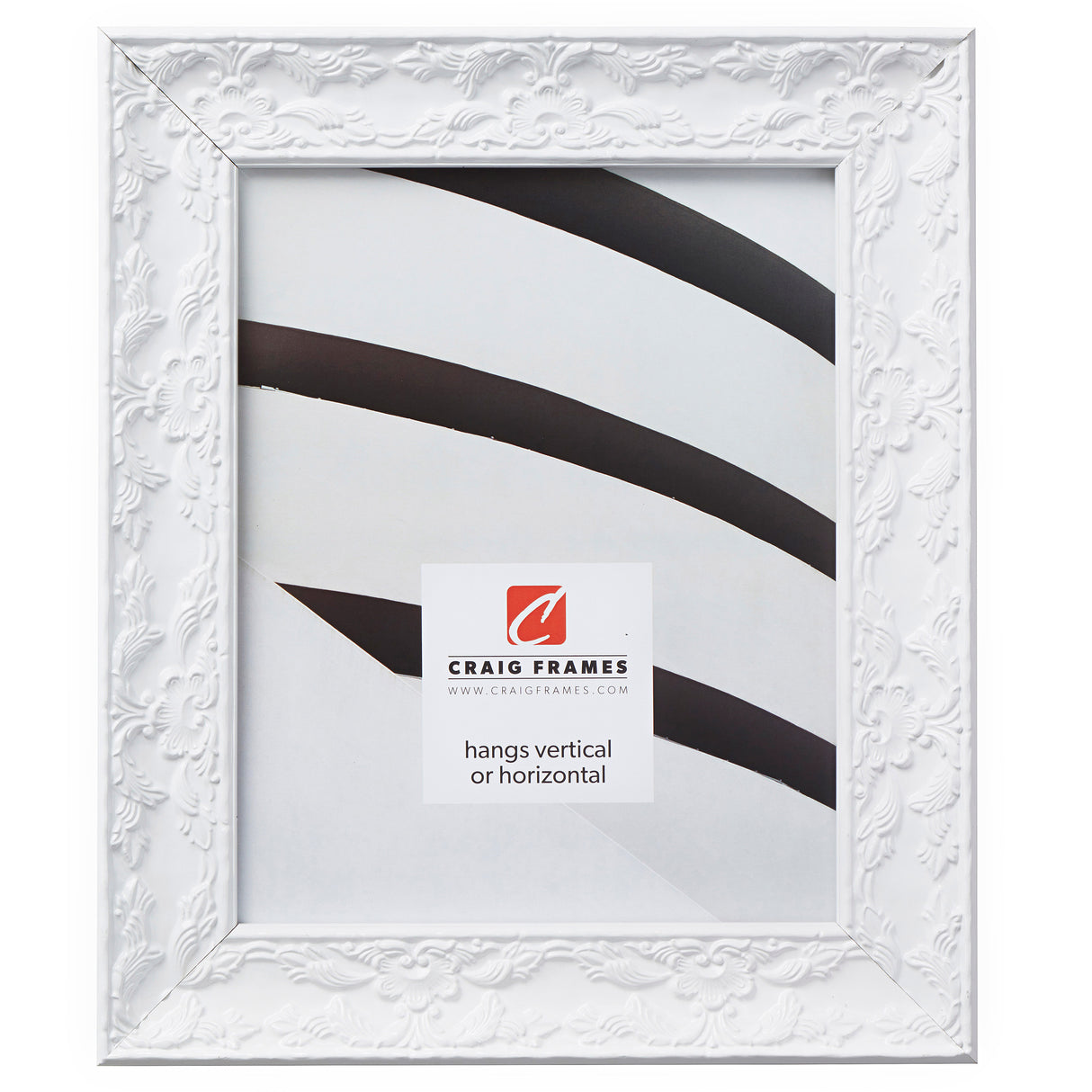 Renaissance 1.75", Pearl White Picture Frame