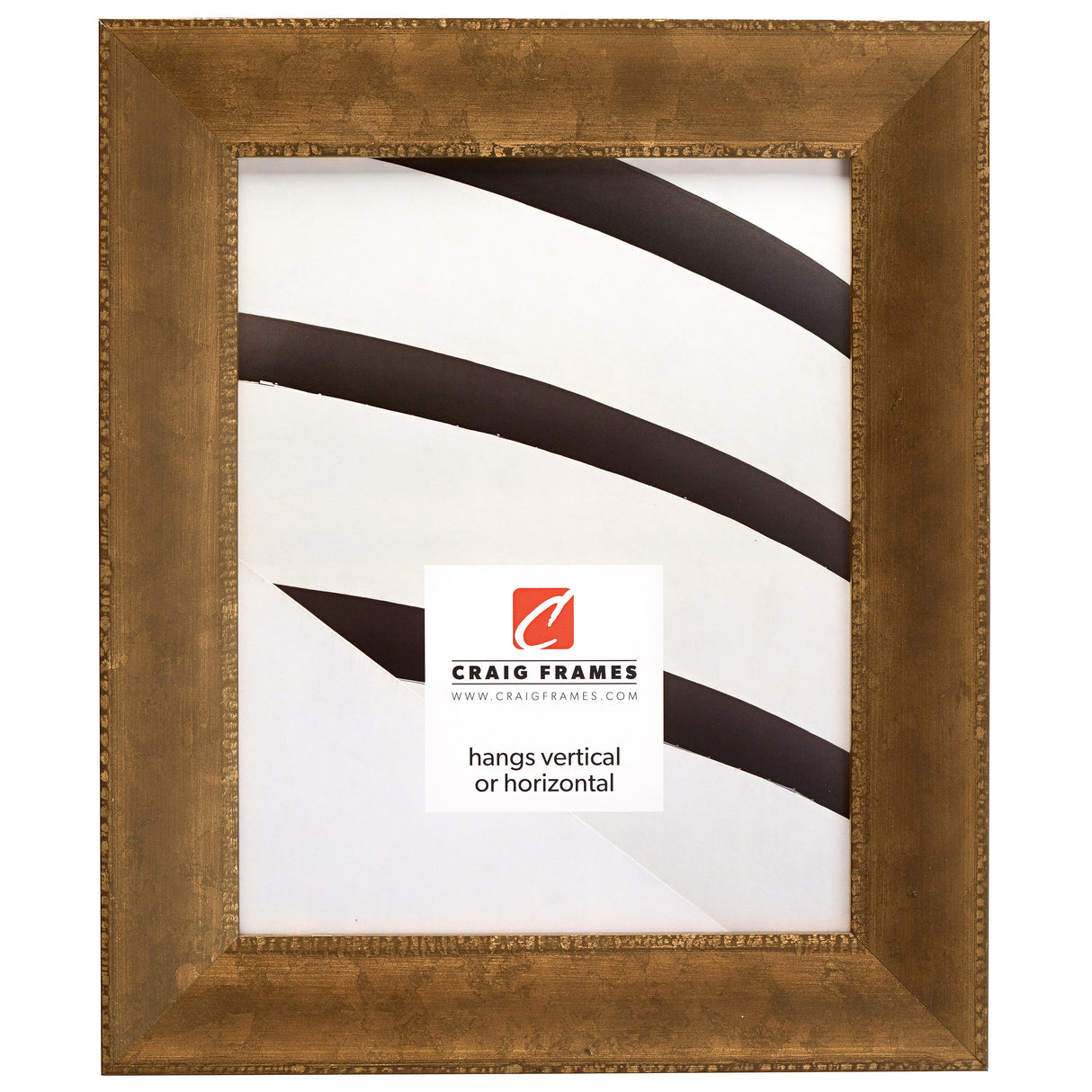 Patina 175 1.625", Distressed Copper and Black Picture Frame