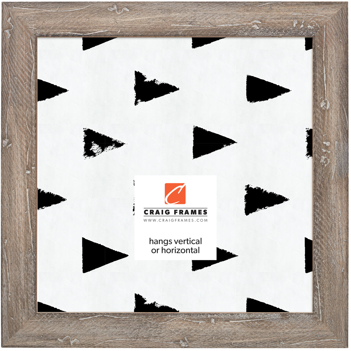 Hatteras 2", Boho Rustic Beach Wood Picture Frame