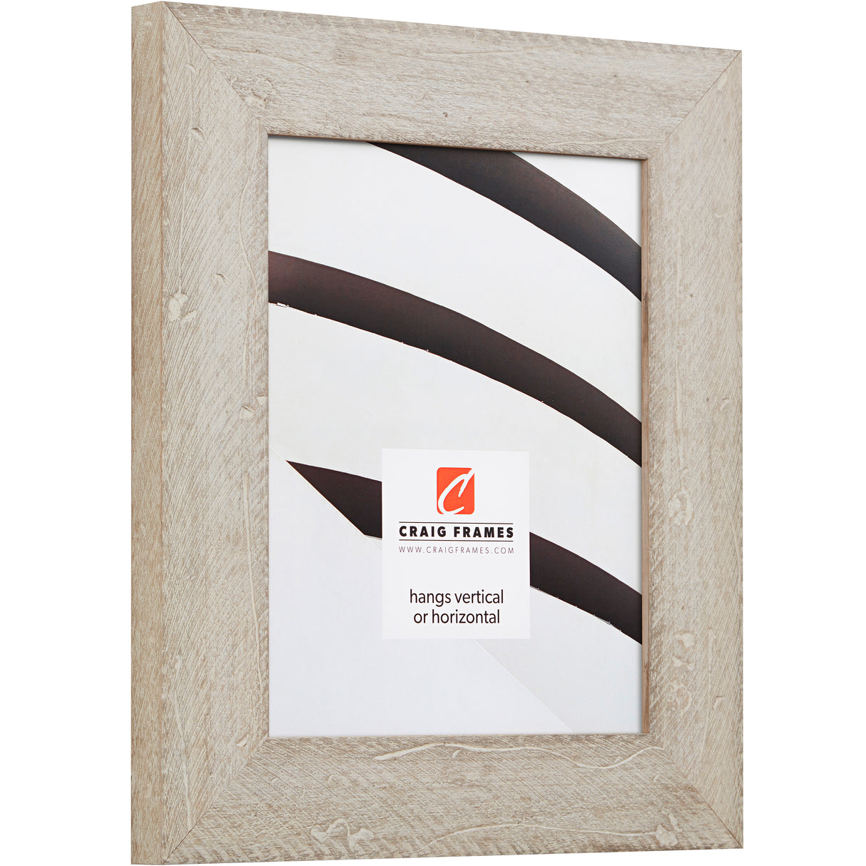 Hatteras 2", Boho Rustic Whitewash Picture Frame