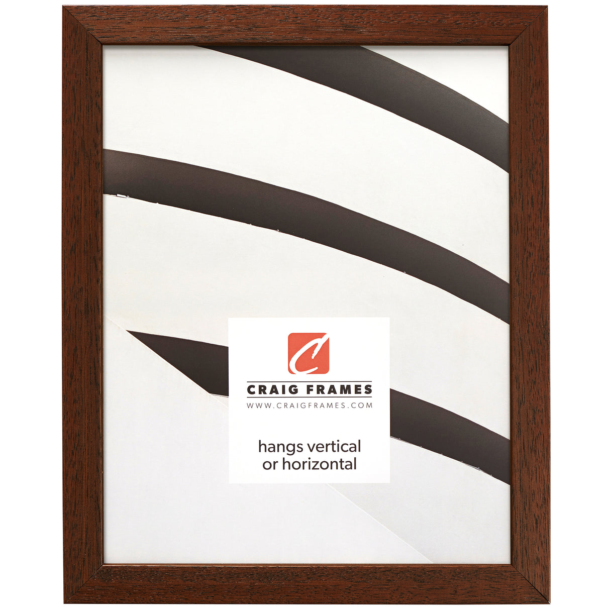Farmhouse Essentials Tall .75", Walnut Brown Picture Frame