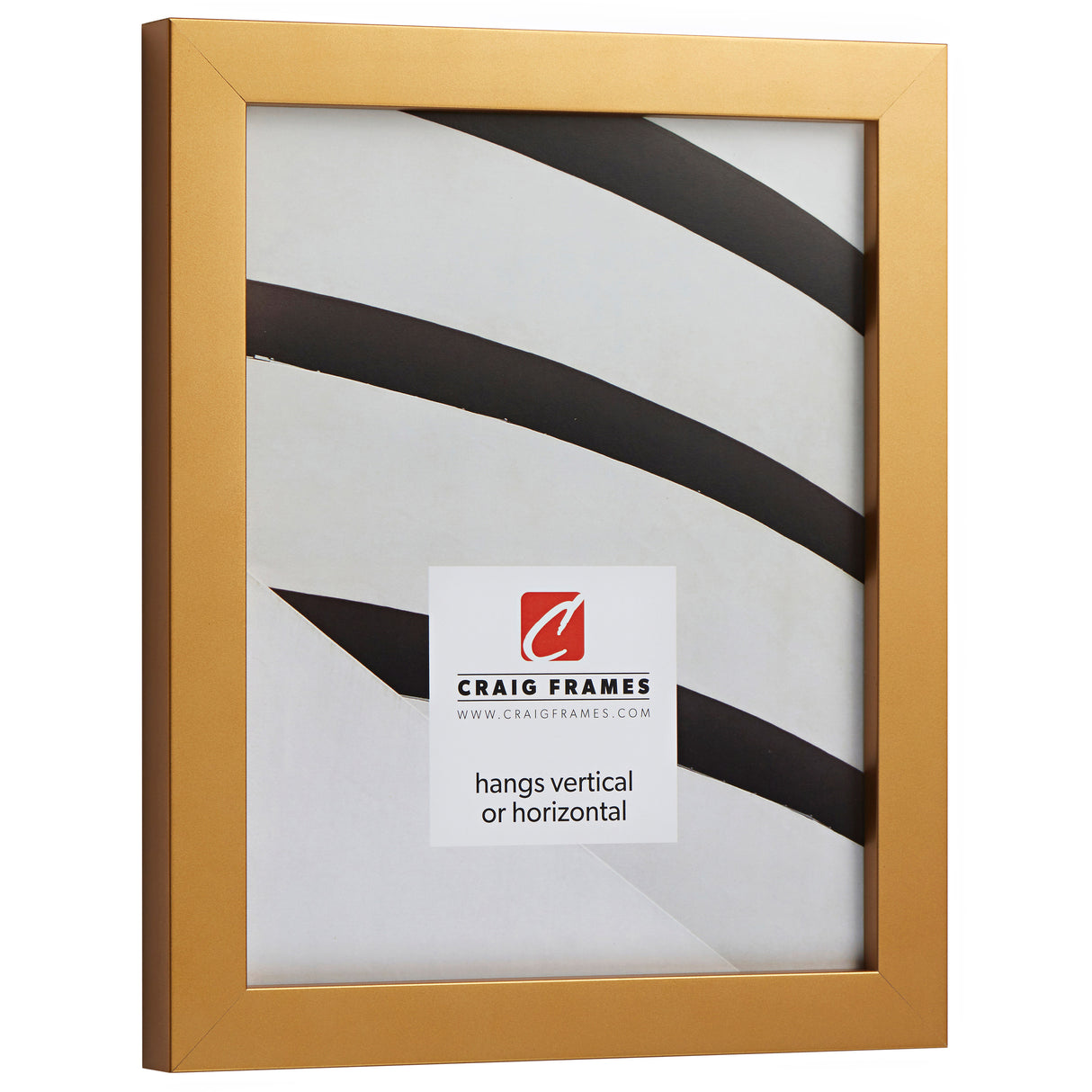 Confetti .875", Gold Picture Frame