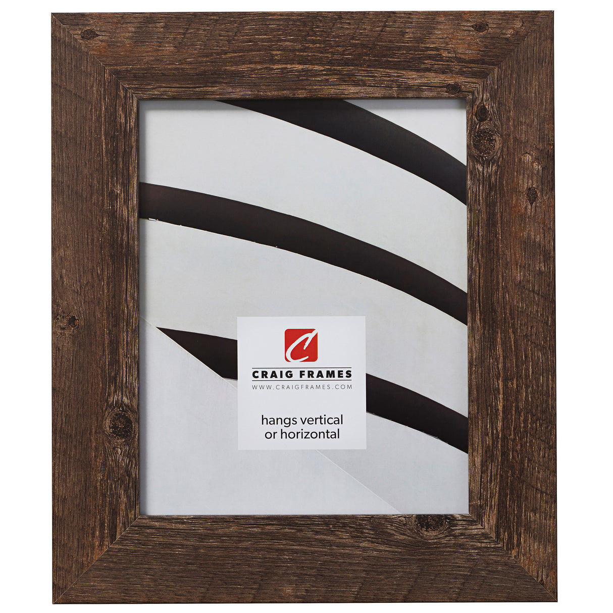 American Barn 2", Brown Oak Picture Frame