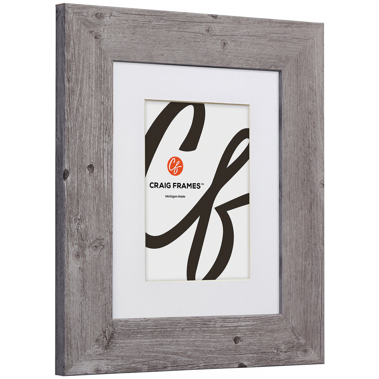 American Barn 2", Matted Light Gray Picture Frame - 4 Piece Set