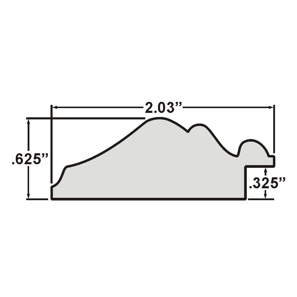Bravada Ornate 2", Scratched Bronze Picture Frame - 4 Piece Set