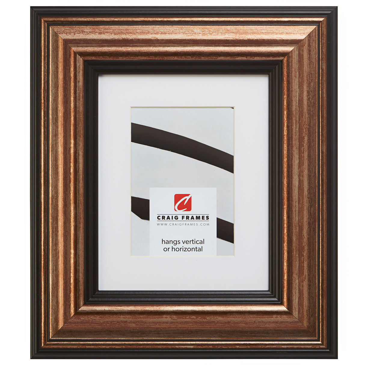 Sonora 3", Canyon Copper and Black Matted Picture Frame