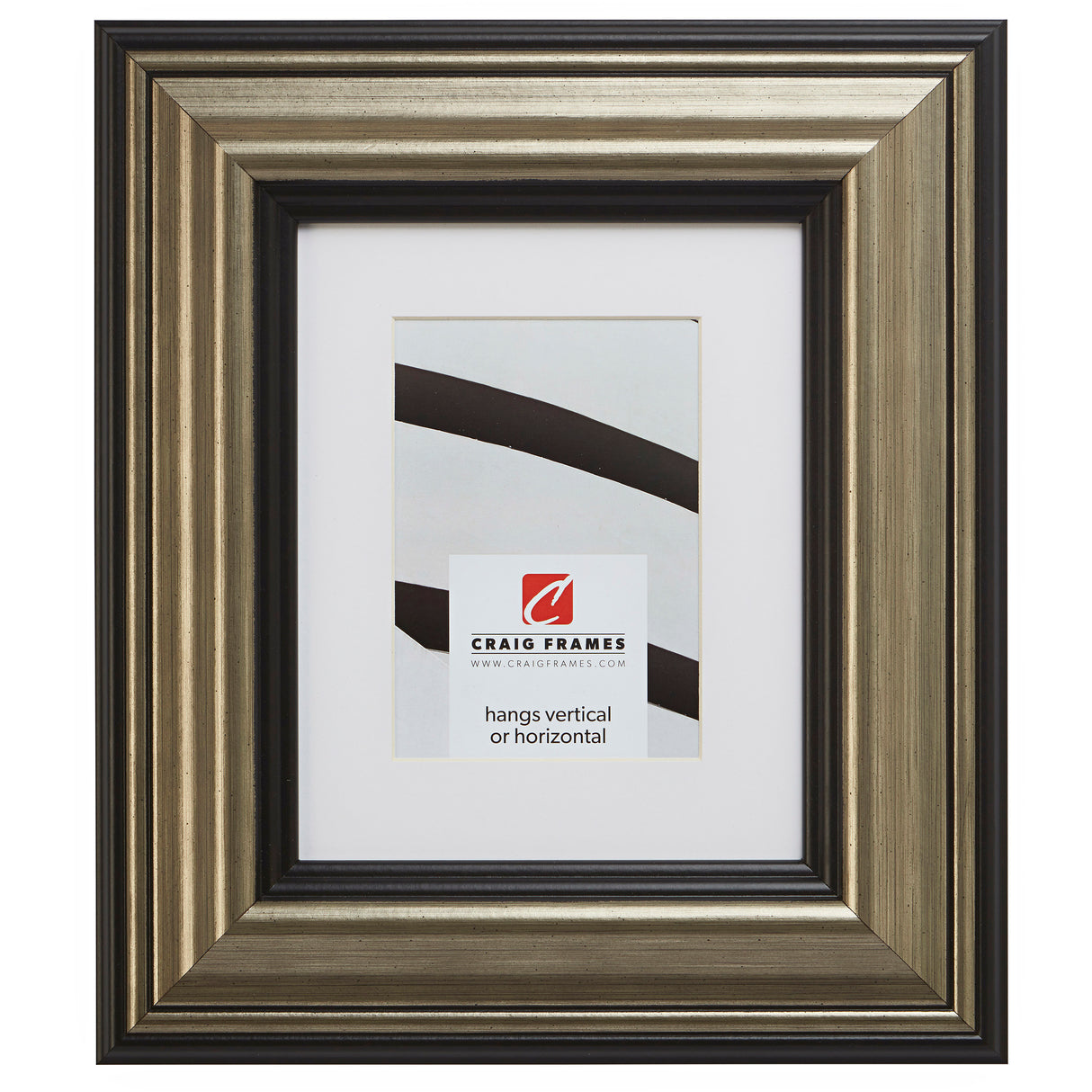 Sonora 3", Canyon Silver and Black Matted Picture Frame