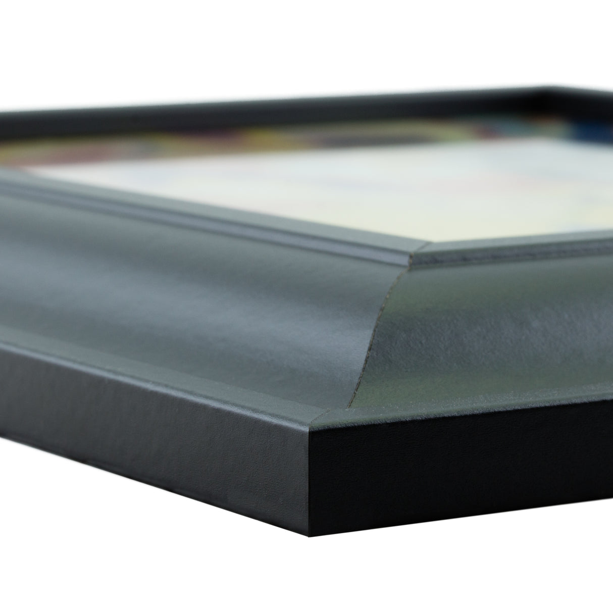 Upscale 2", Satin Black Picture Frames - 4 Piece Set