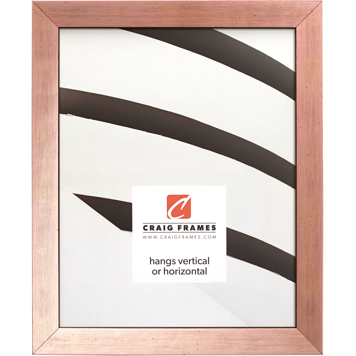 Milano .75", Rose Gold Picture Frame