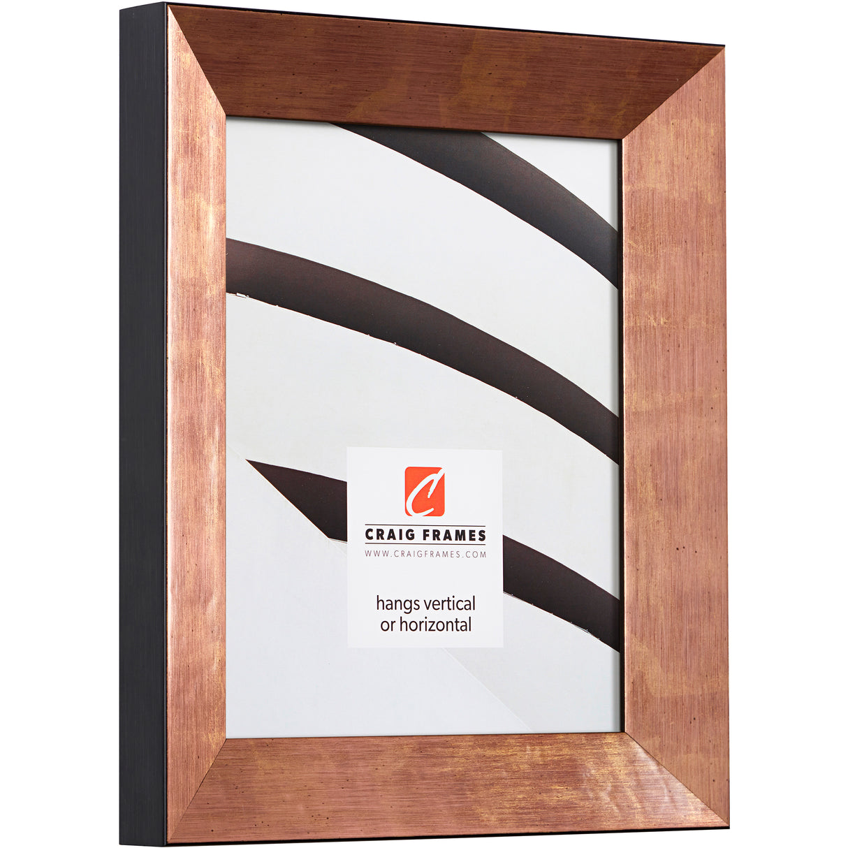 Milano 150 1.5", Rose Gold Matted Picture Frame