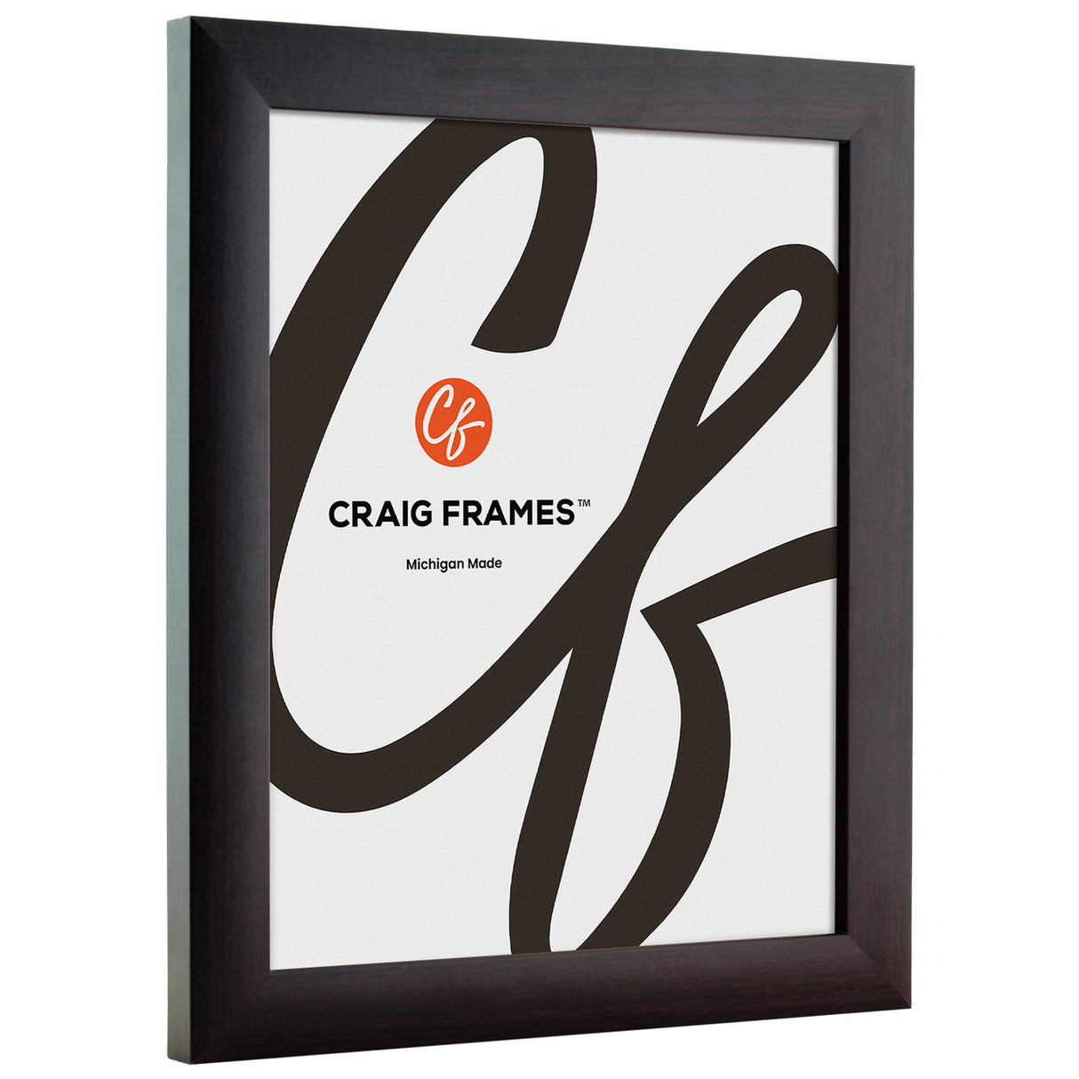 Contemporary 1", Brazilian Walnut Picture Frames - 2 Piece Set
