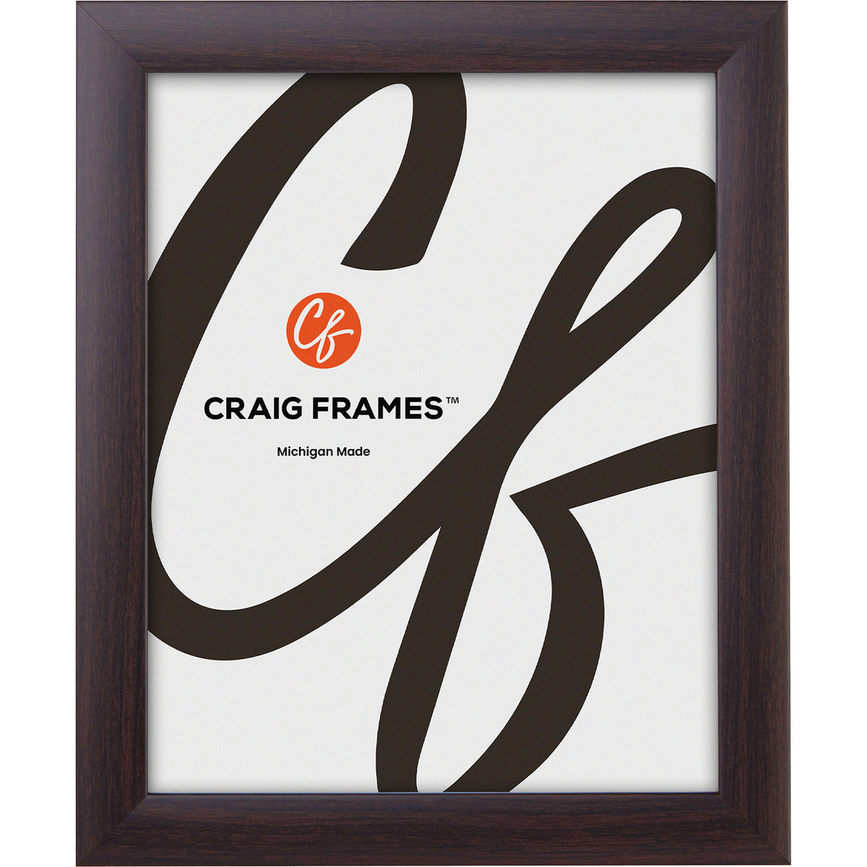 Contemporary 1", Brazilian Walnut Picture Frames - 4 Piece Set
