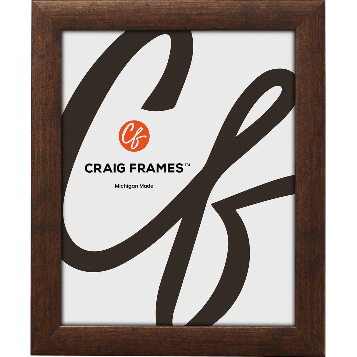 Contemporary 1", Rustic Copper Picture Frames - 2 Piece Set
