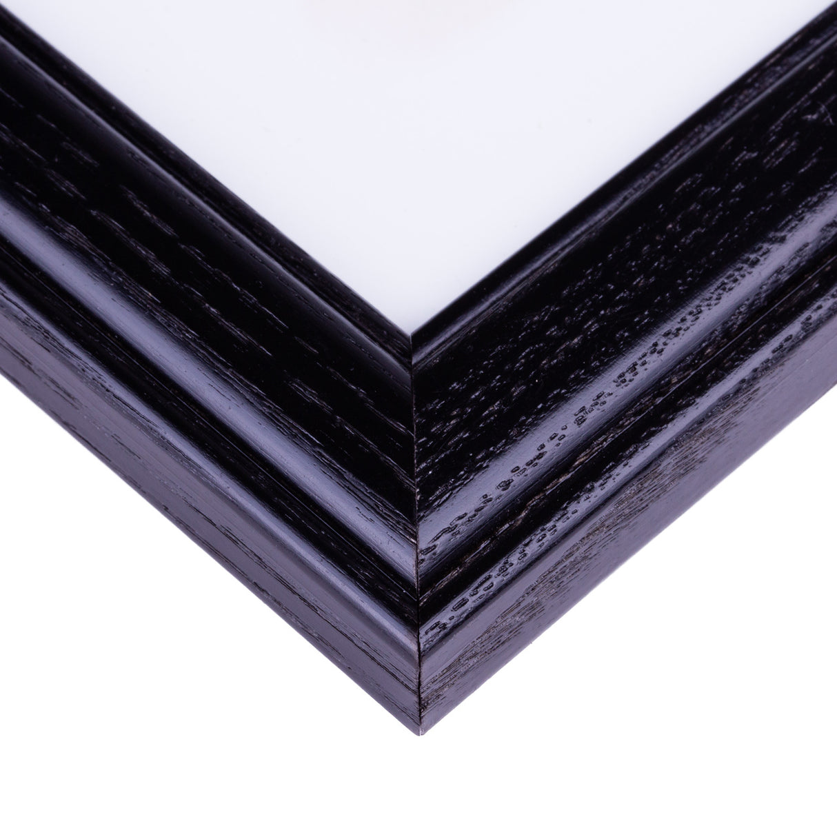Wiltshire 236 .75", Matted Ebony Picture Frame