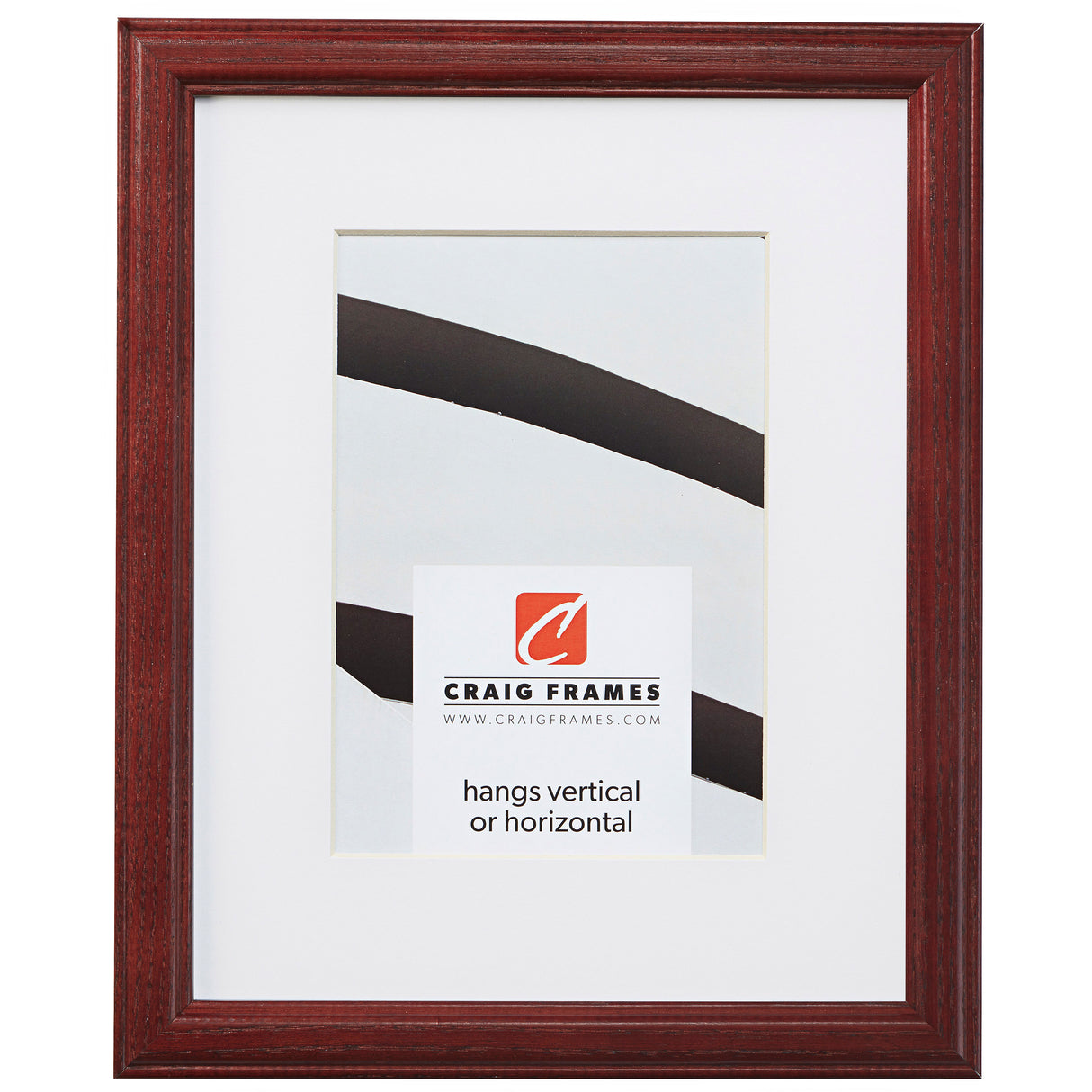 Wiltshire 236 .75", Matted Dark Cherry Picture Frame