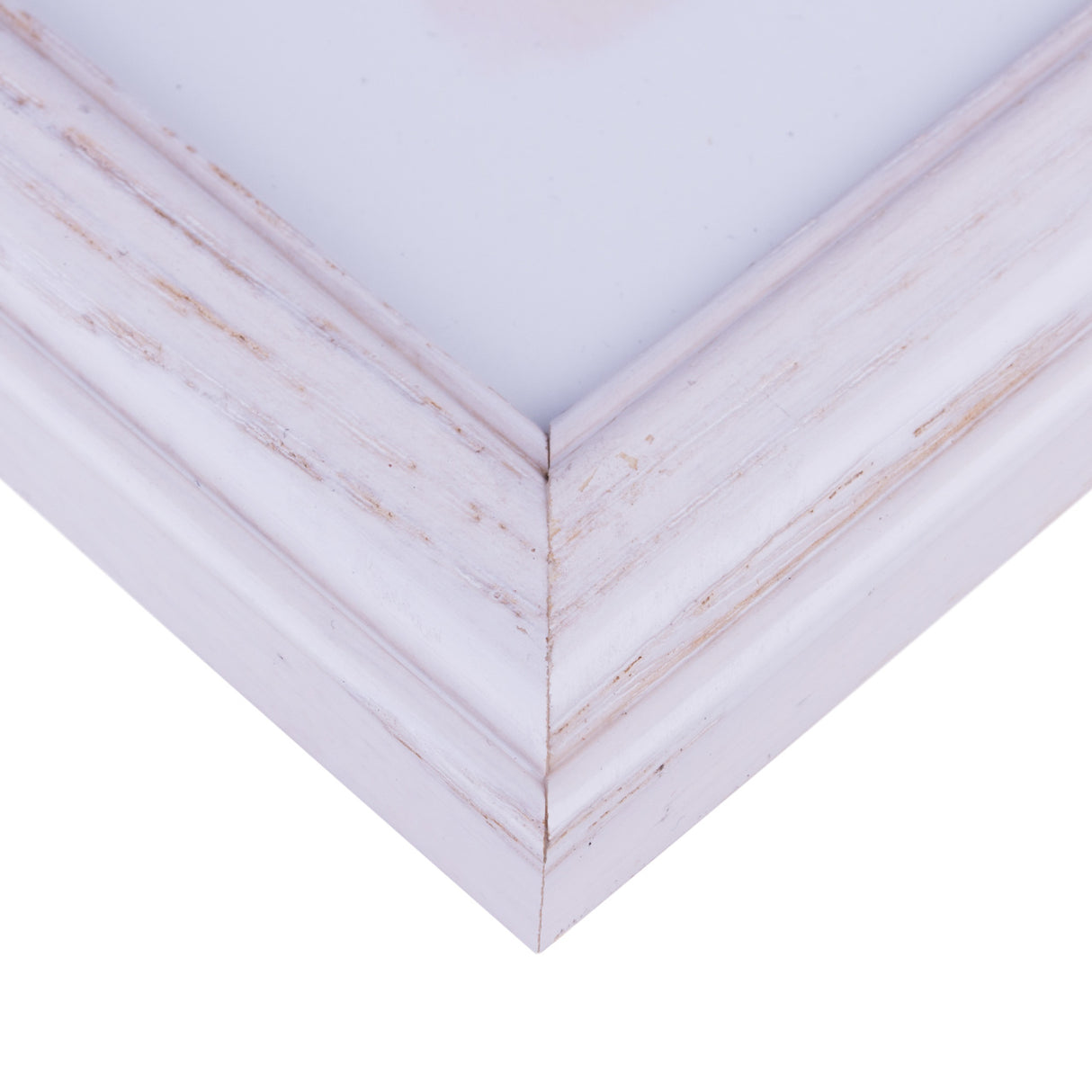 Wiltshire 236 .75", Matted Whitewash Picture Frame