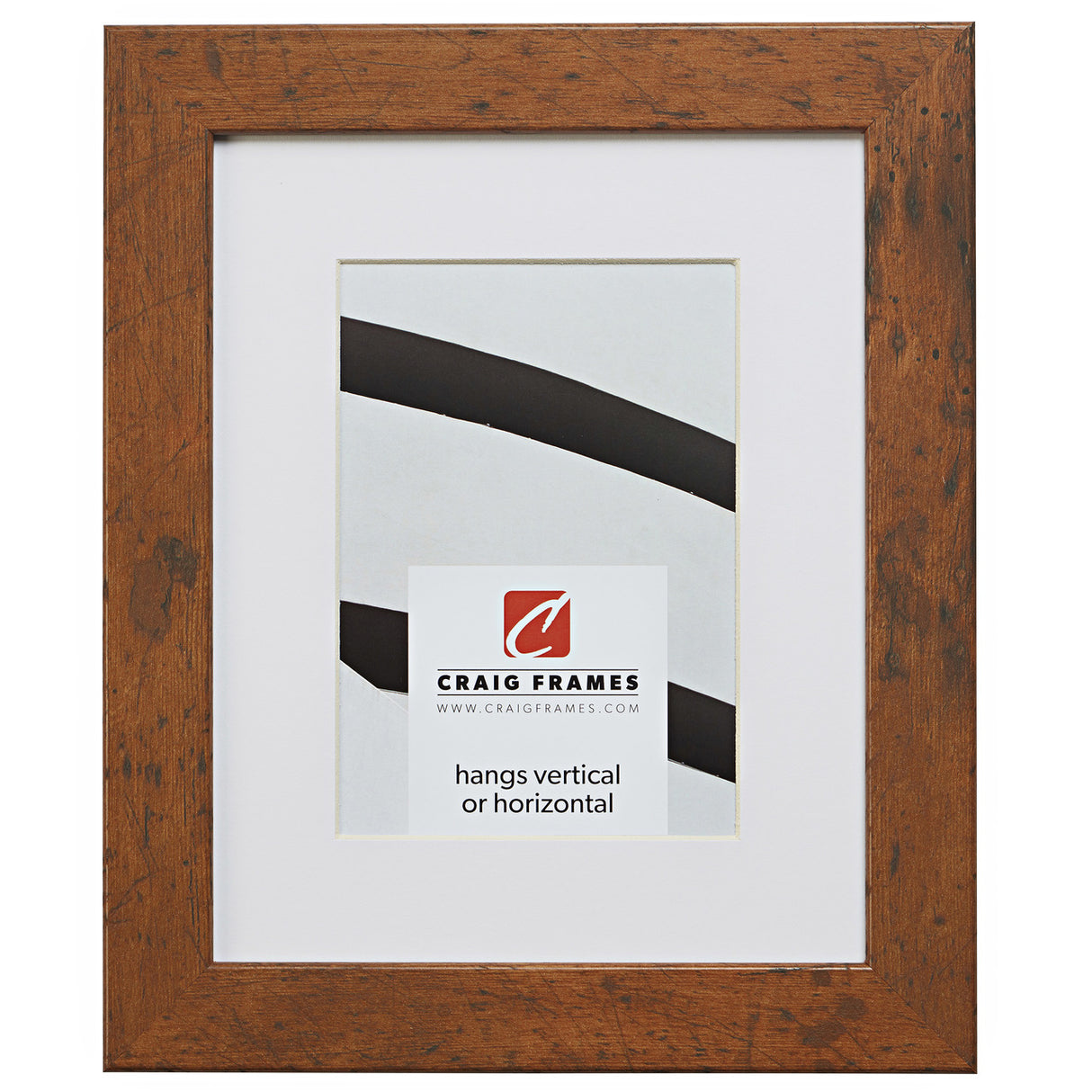 Bauhaus 125 1.25", Matted Light Walnut Picture Frame