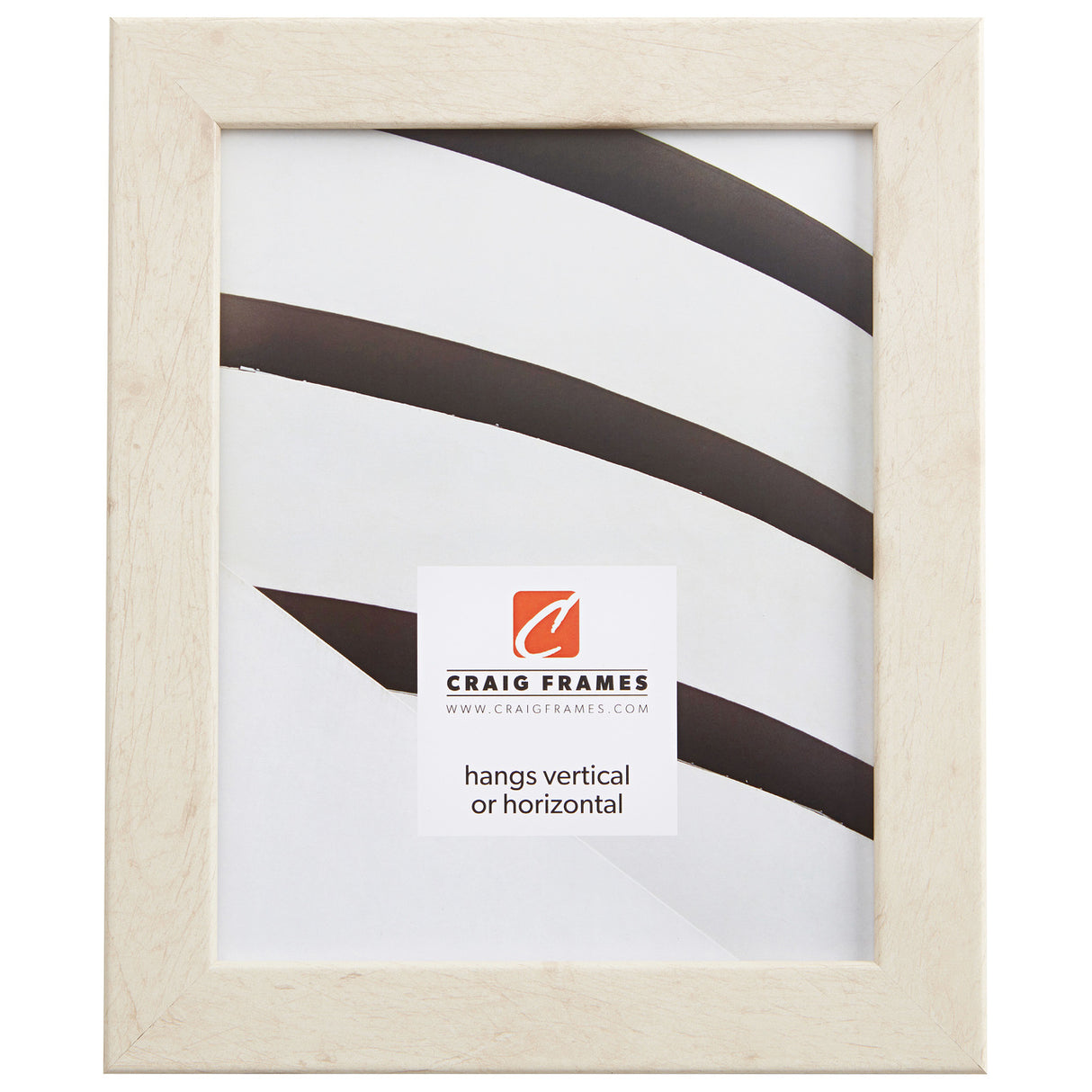 Bauhaus 125 1.25", White Pine Picture Frame