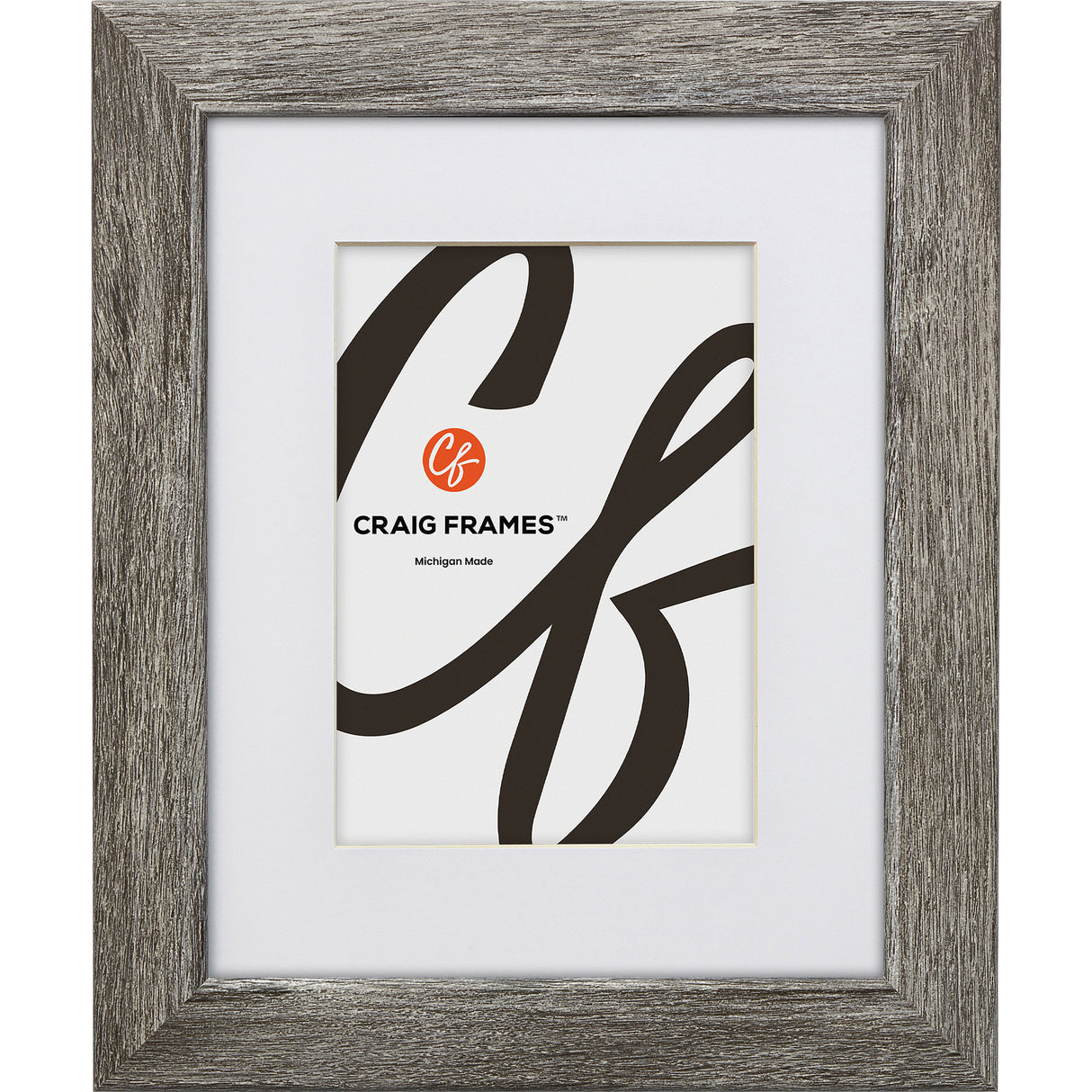 Bauhaus 125 1.25", Matted Barnwood Gray Picture Frame