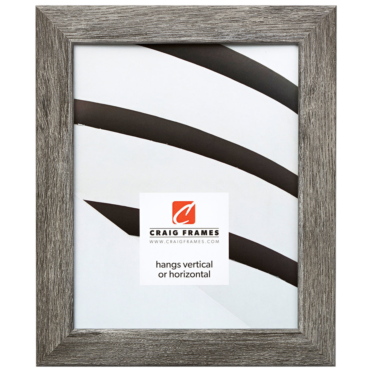 Bauhaus 125 1.25", Barnwood Gray Picture Frames - 4 Piece Set