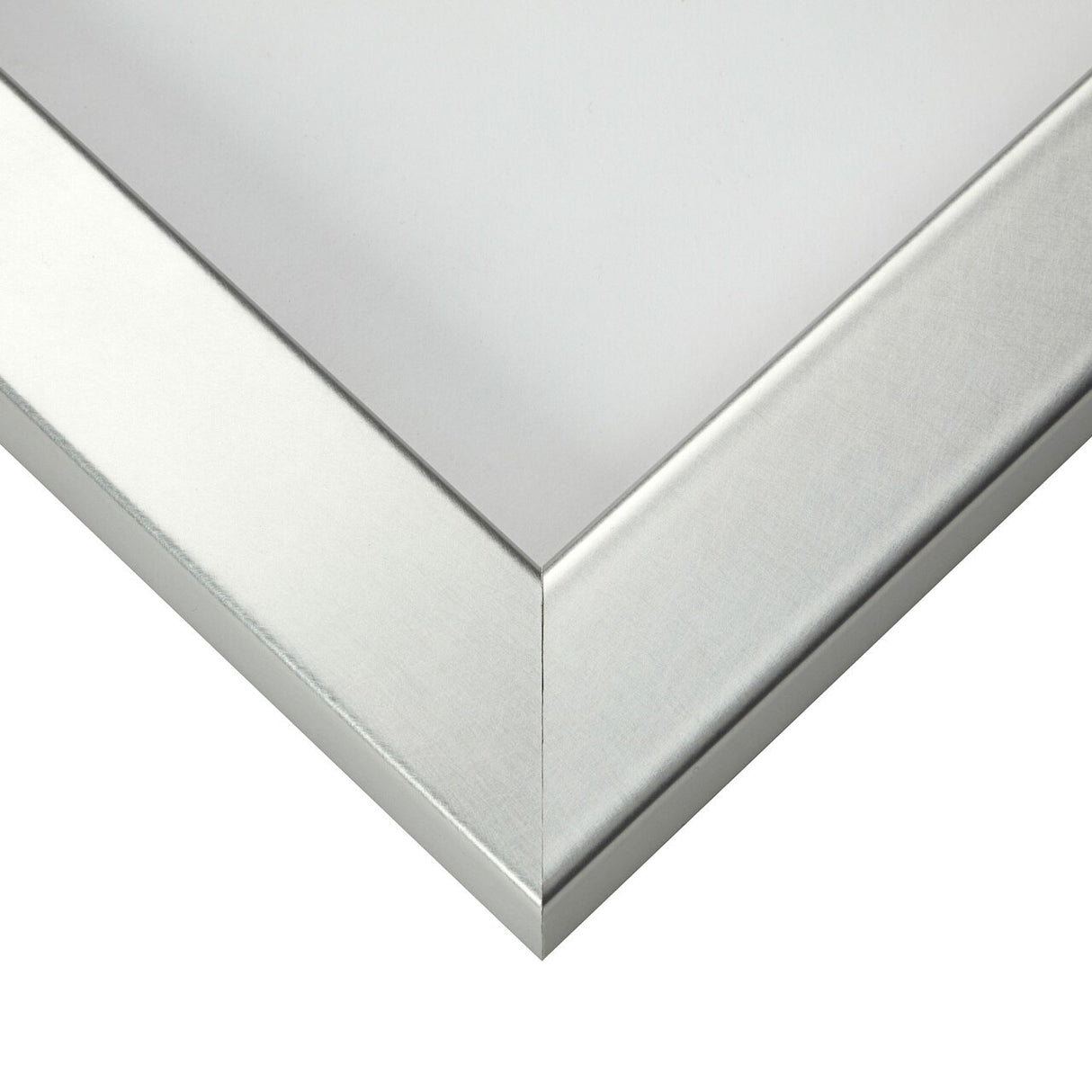 Bauhaus 125 1.25", Matted Brushed Silver Picture Frame