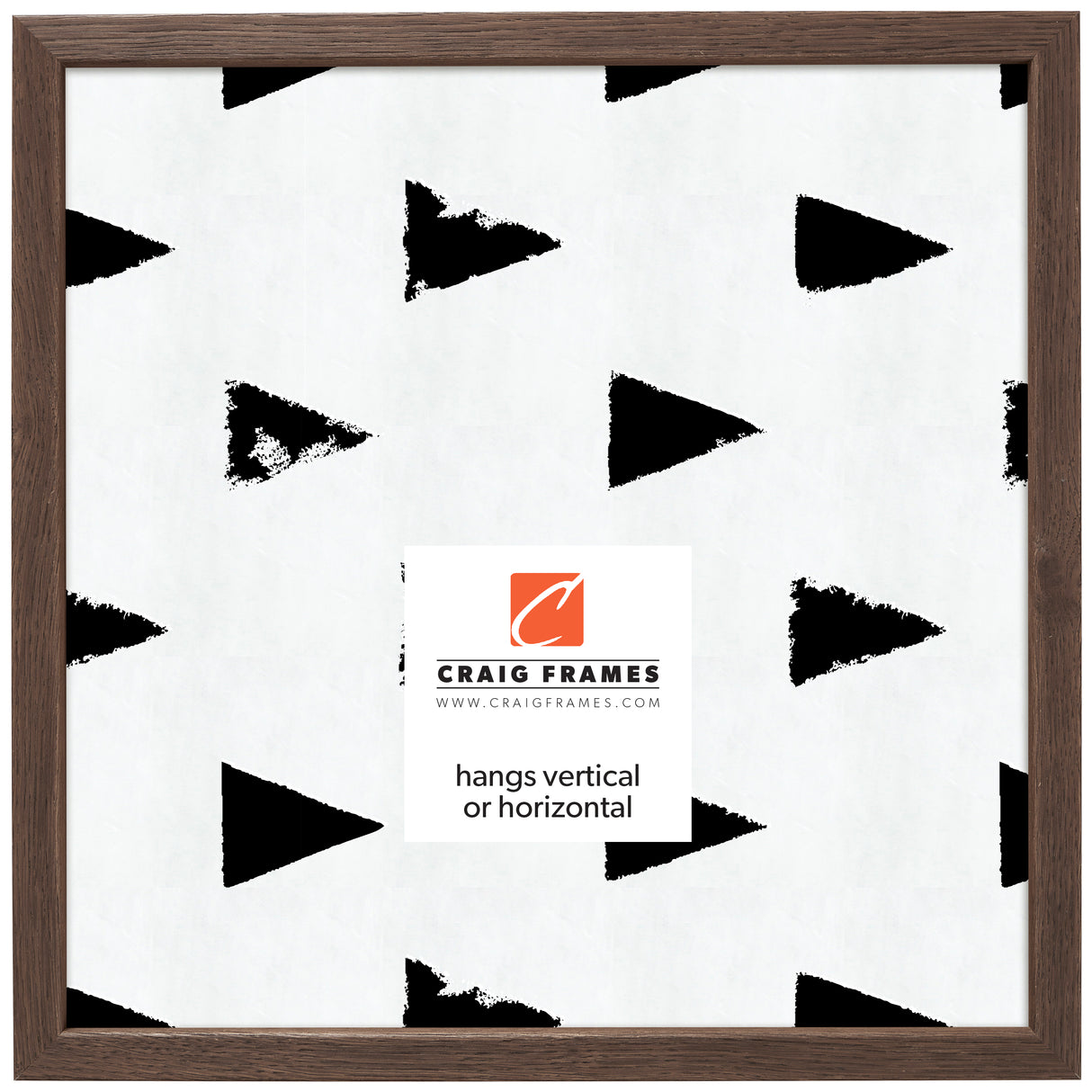 Farmhouse Essentials Tall .75", Brown Picture Frame