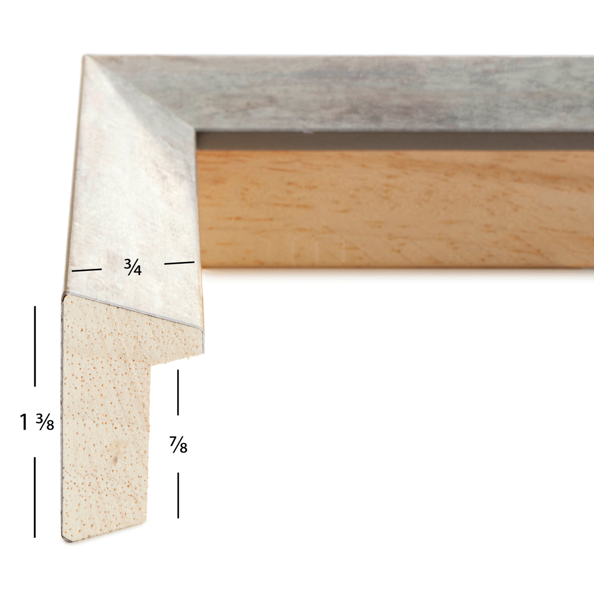 Alloy .75", Nickel Picture Frame