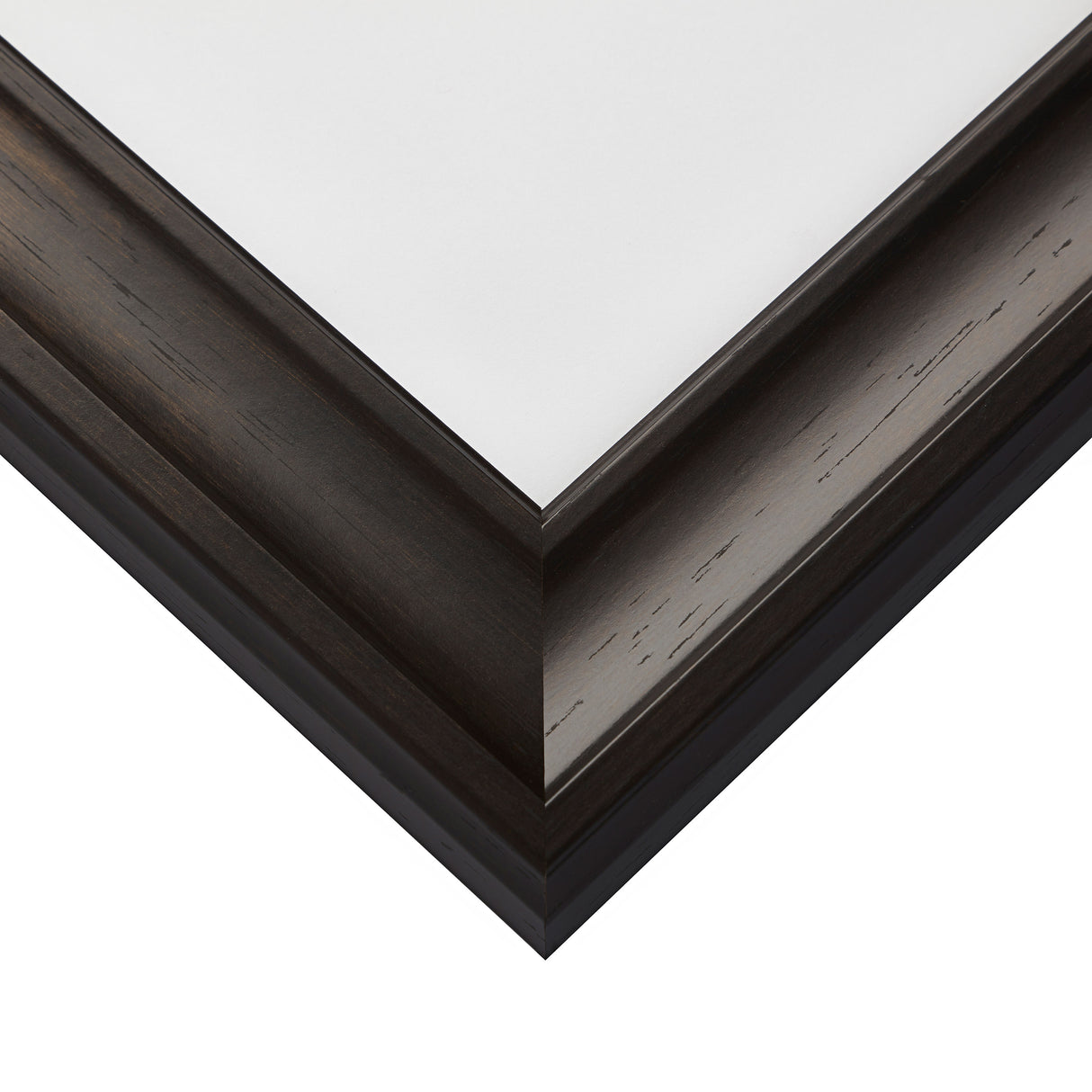 Martin 2", Dark Walnut Brown Matted Picture Frame