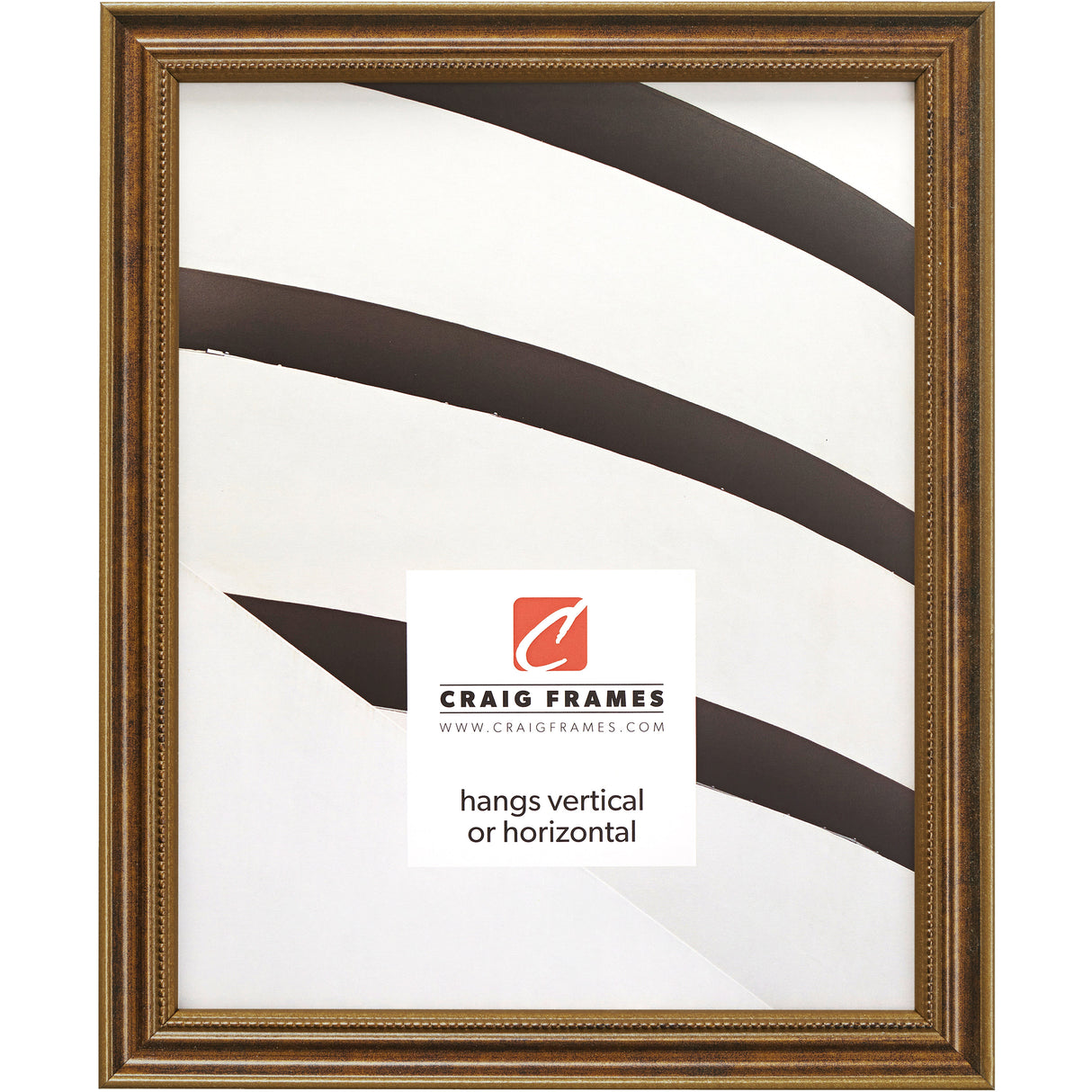 Stratton .75", Ornate Bronze Picture Frame