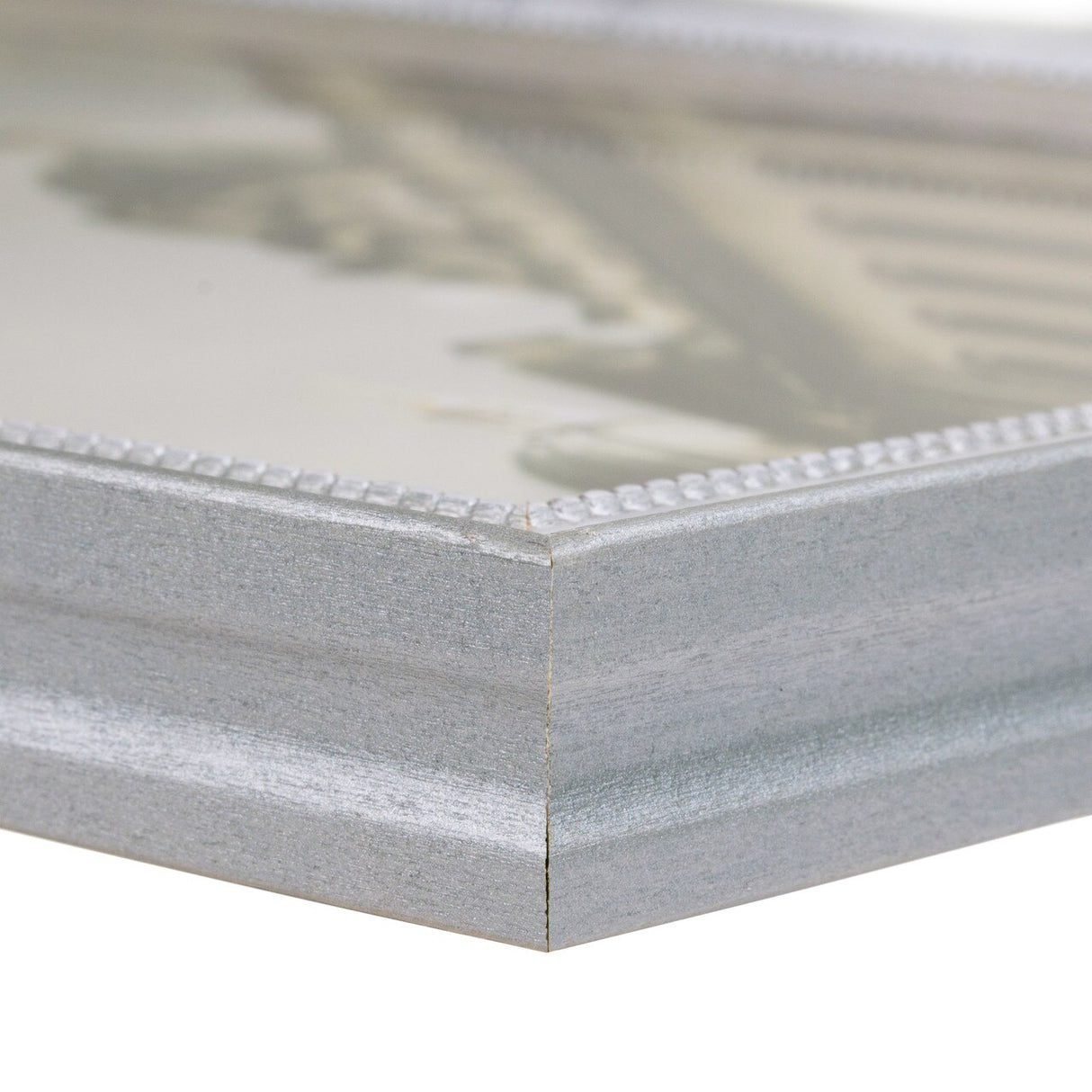 Stratton .75", Matted Aged Silver Picture Frame