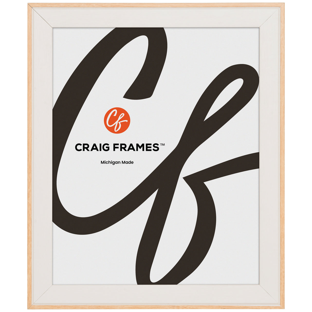 Acoustic 0.875", Classic White Picture Frame