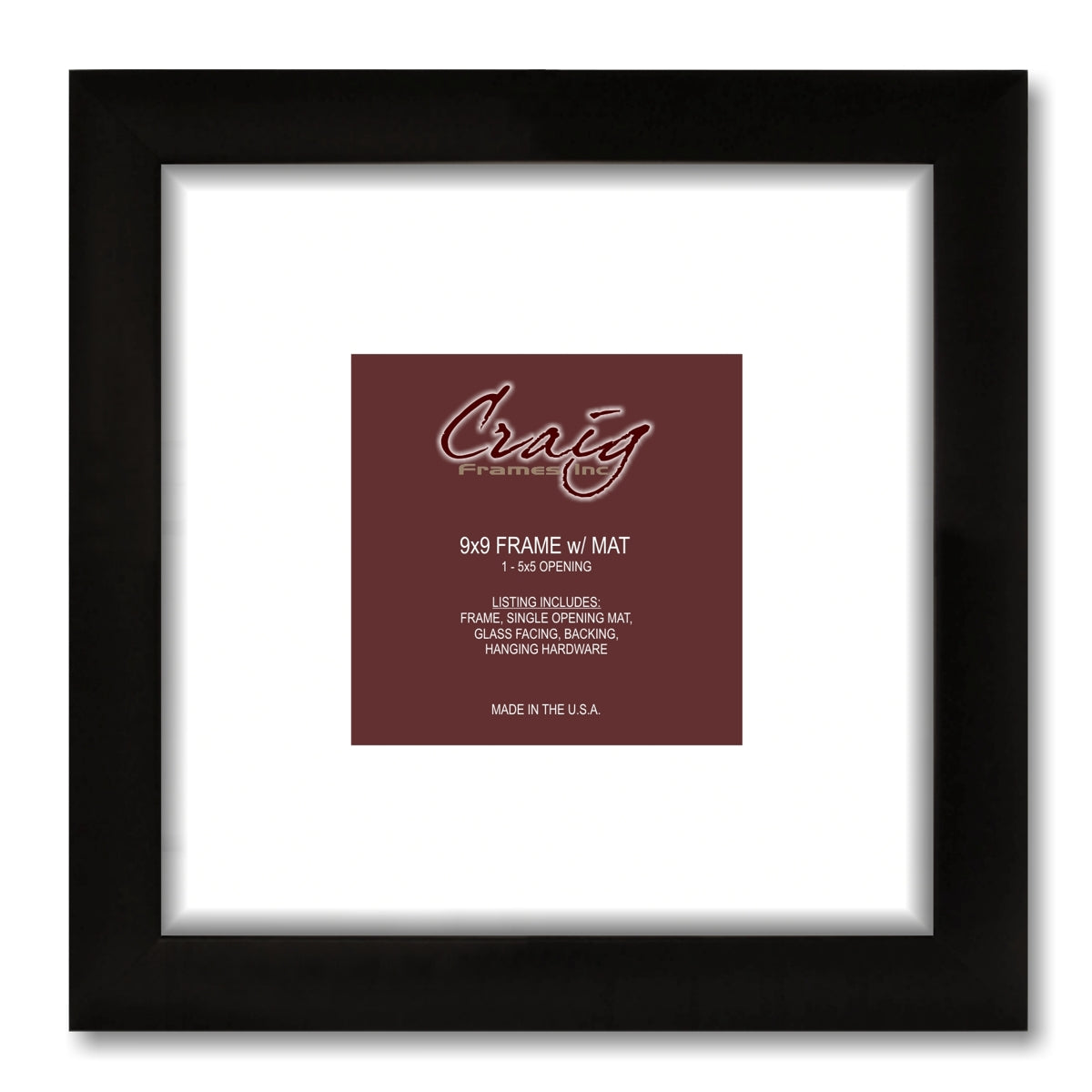 Matted Picture Frame, With 5x5 Opening
