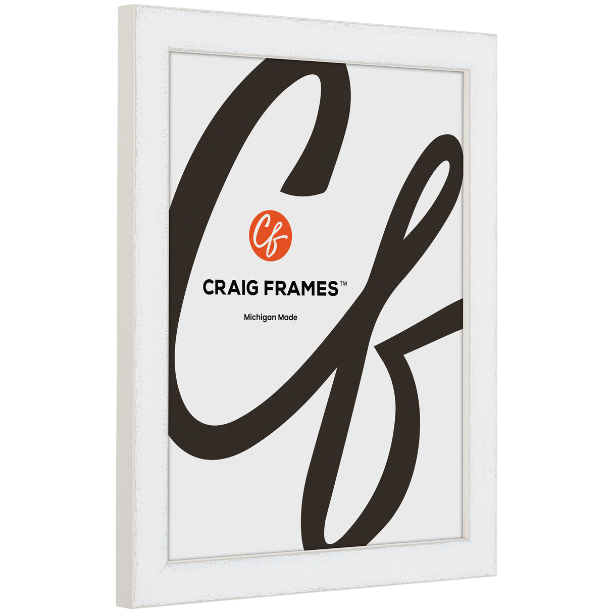 Slushie 0.75", Matted White Cherry Picture Frame