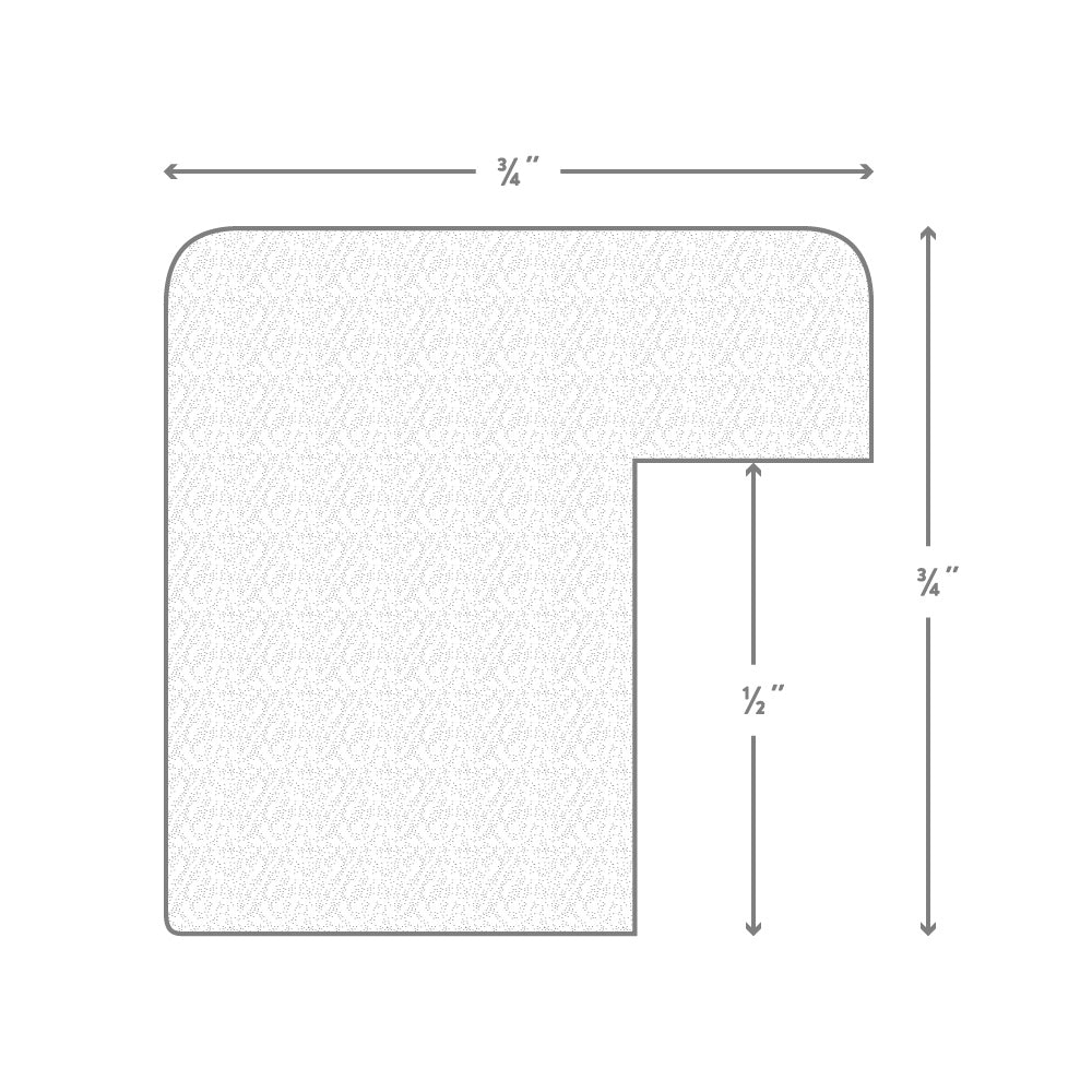Colori 0.75", Black Picture Frame