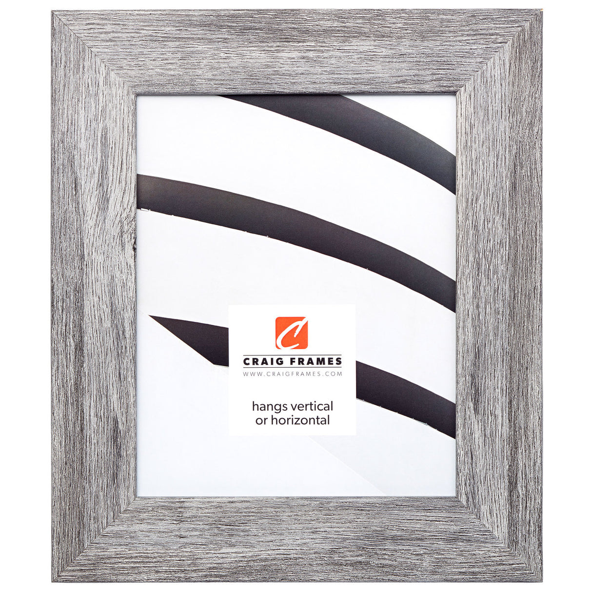 Bauhaus 200 2", Barnwood Gray Picture Frame