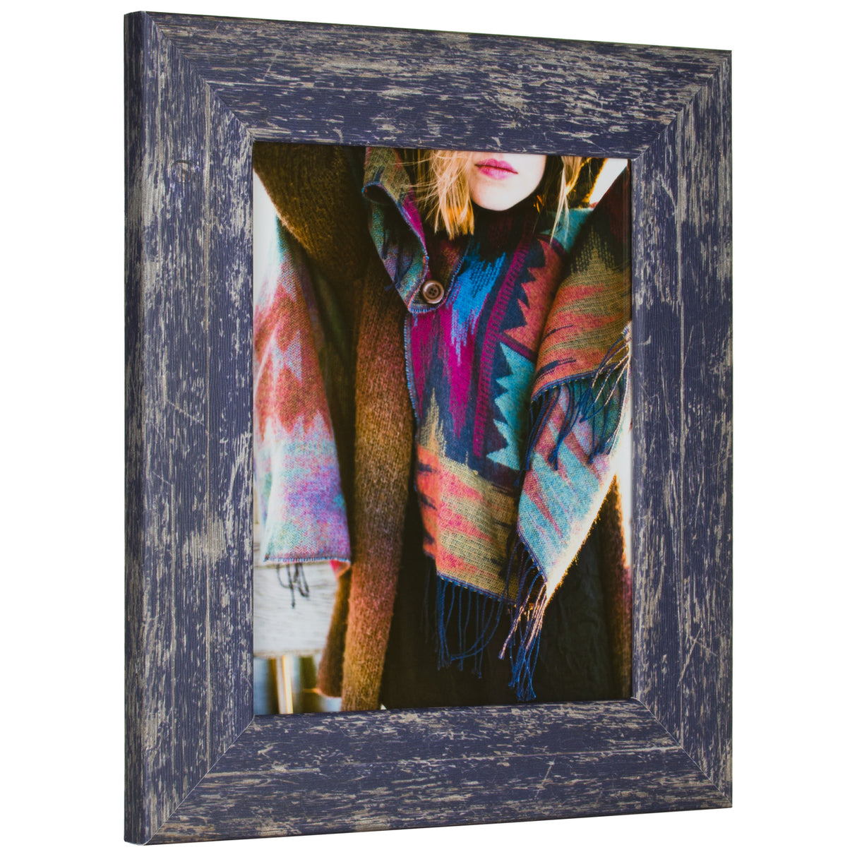 American Barn 2", Independence Blue Picture Frame