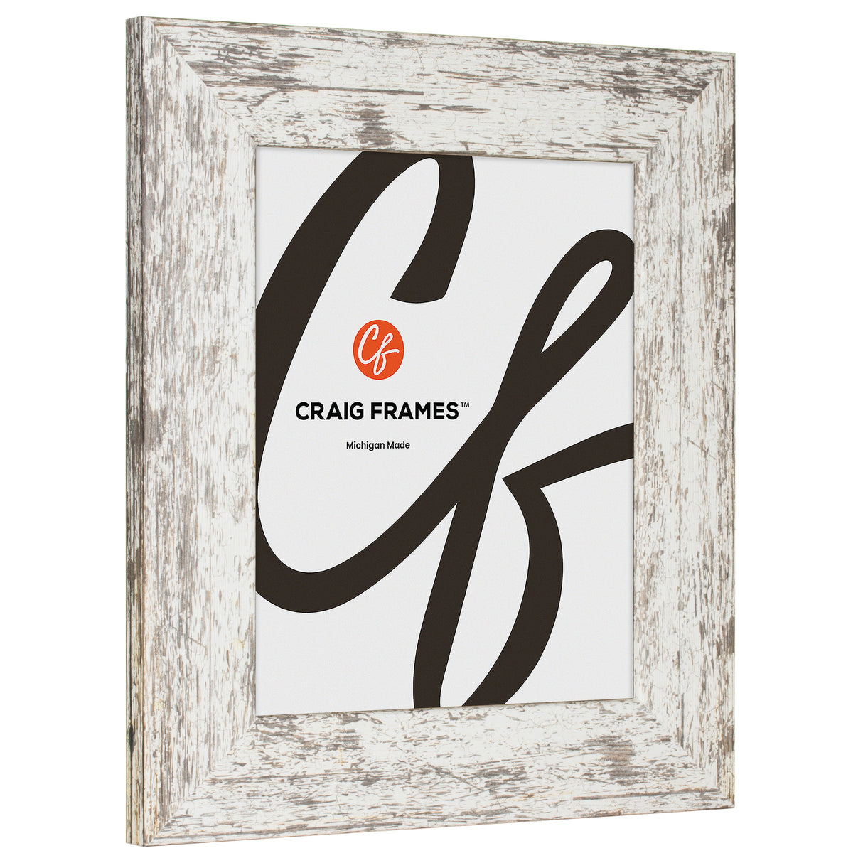 American Barn 2", Alabaster White Picture Frame - 4 Piece Set