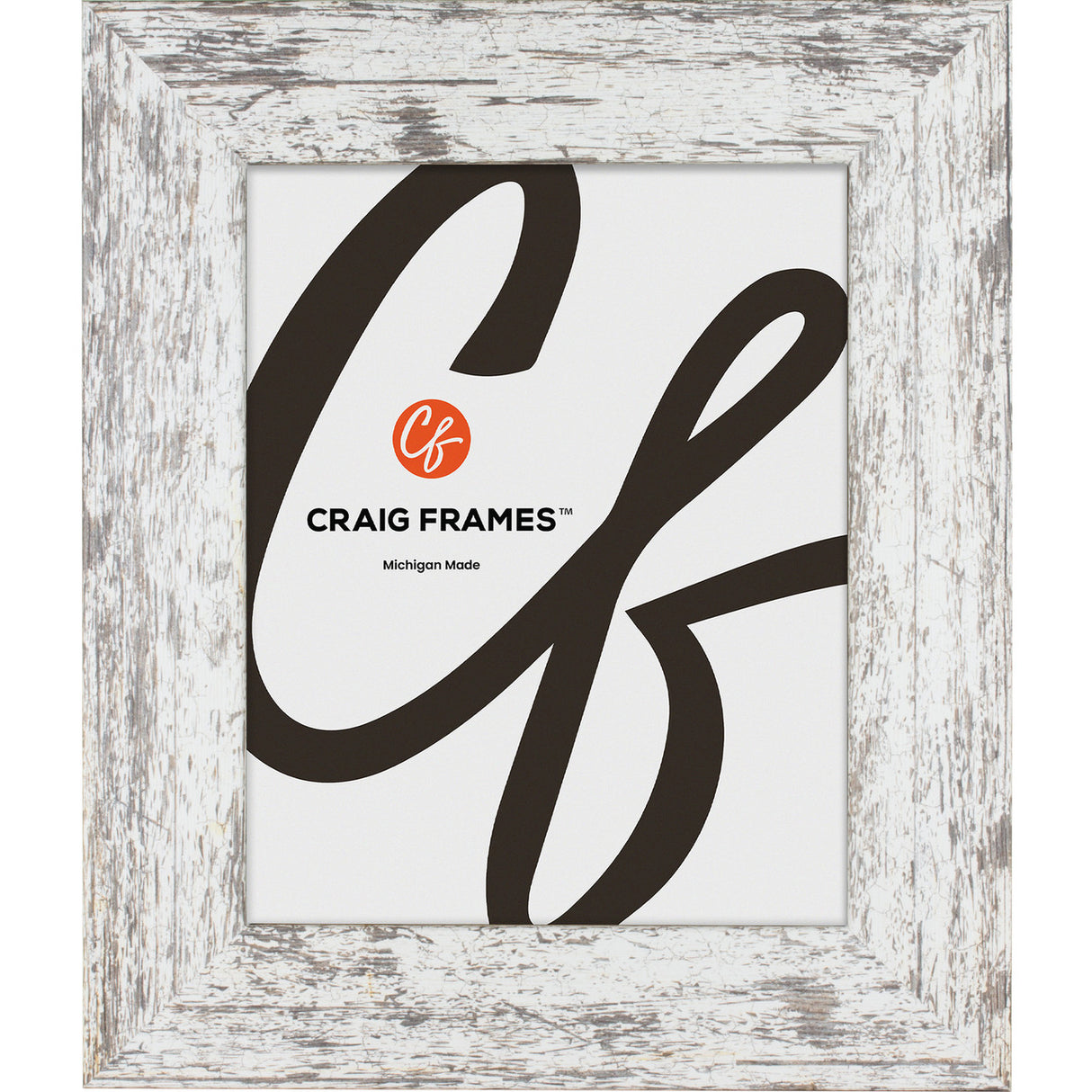 American Barn 2", Alabaster White Picture Frame - 2 Piece Set