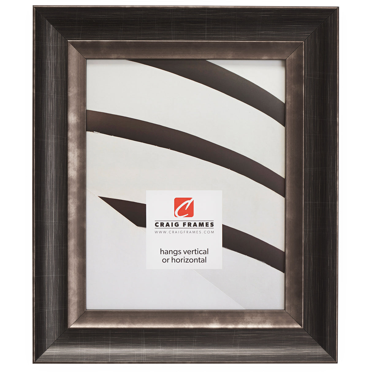 Ventura 2", Scratched Black Picture Frame