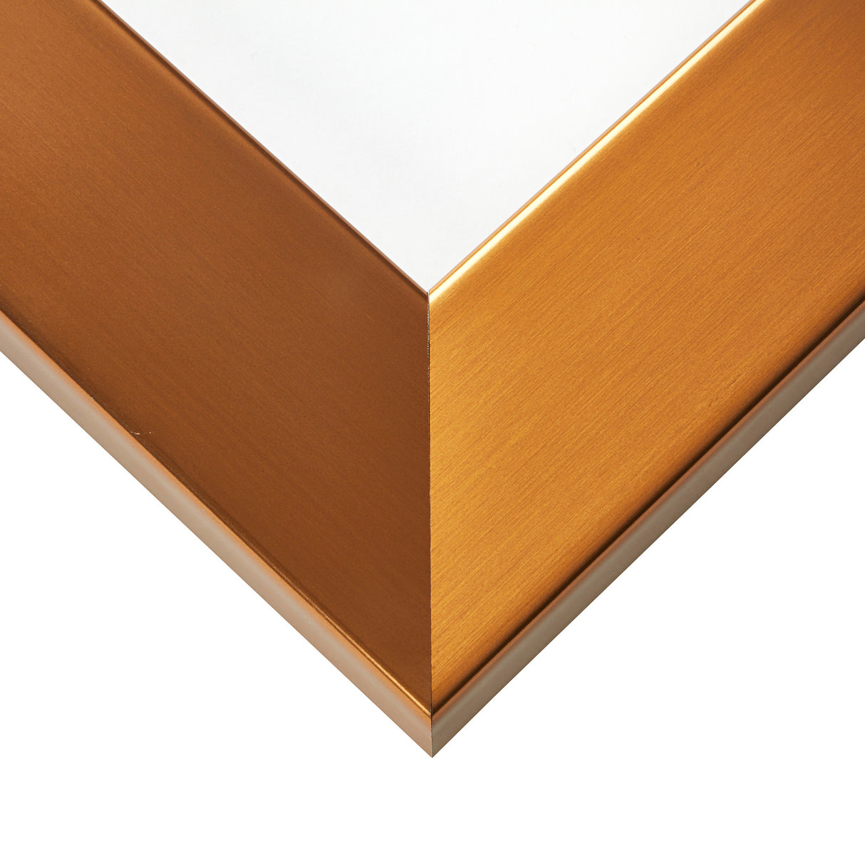 Bauhaus 200 2", Stainless Brass Picture Frame