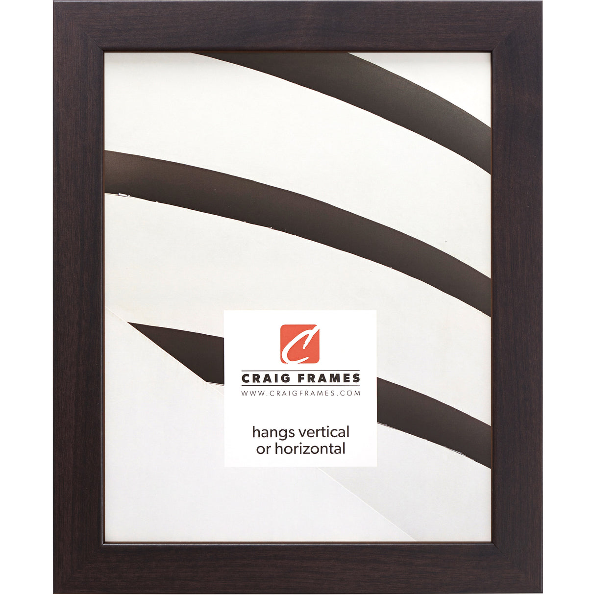 Essentials 1", Modern Brazilian Walnut Picture Frame