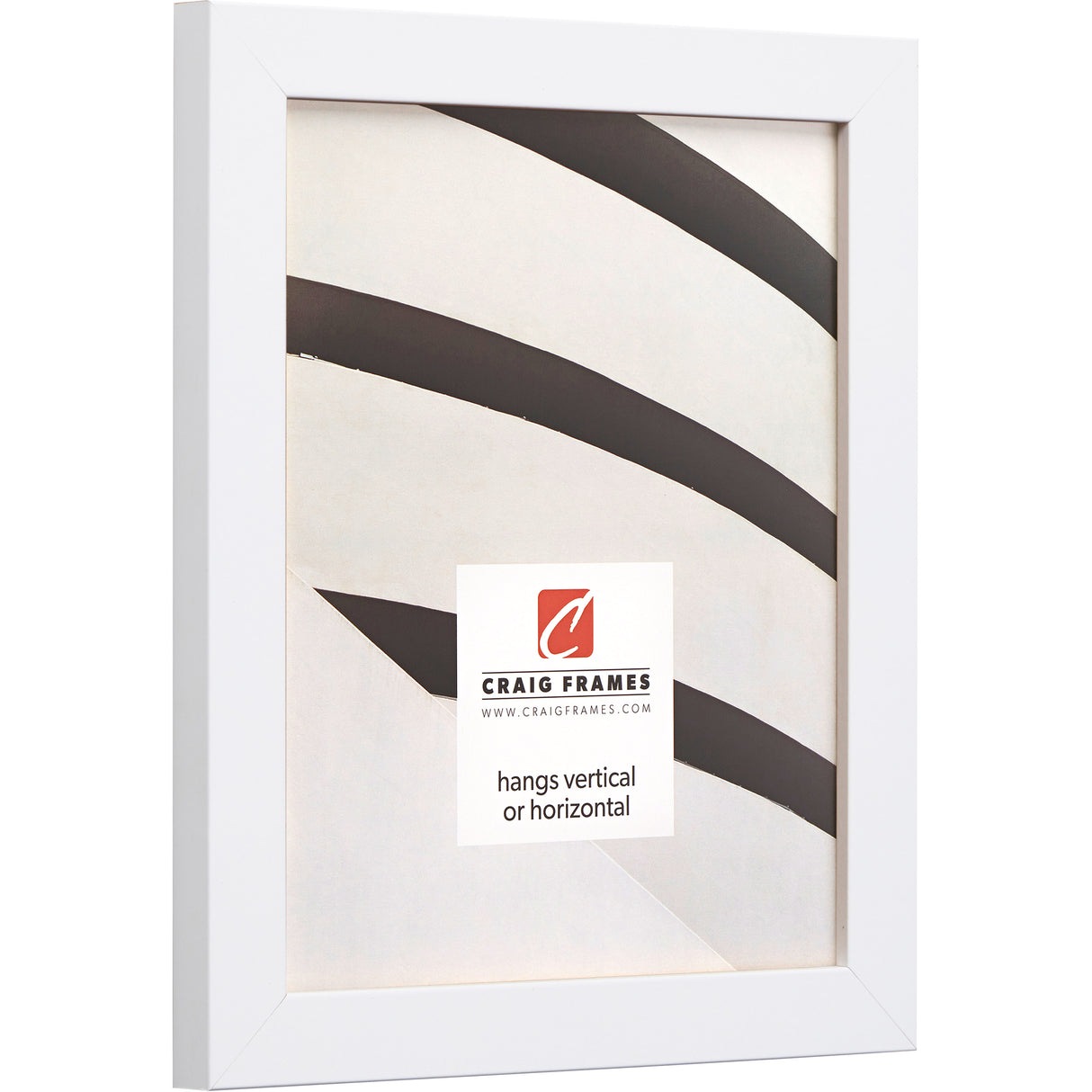 Essentials 1", Modern White Picture Frame
