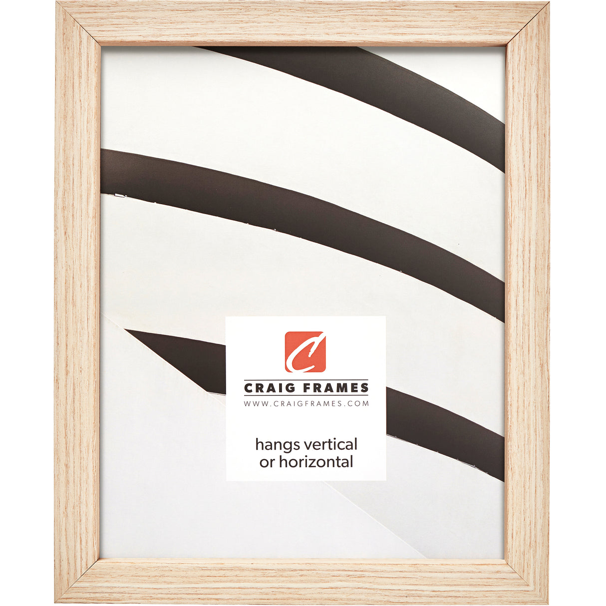Farmhouse Essentials Tall .75", Nordic Oak Natural Picture Frame
