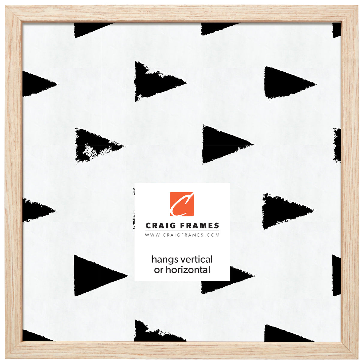 Farmhouse Essentials Tall .75", Nordic Oak Natural Picture Frame