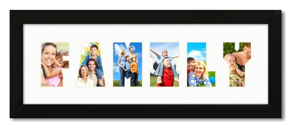 Family, Word Collage Picture Frame