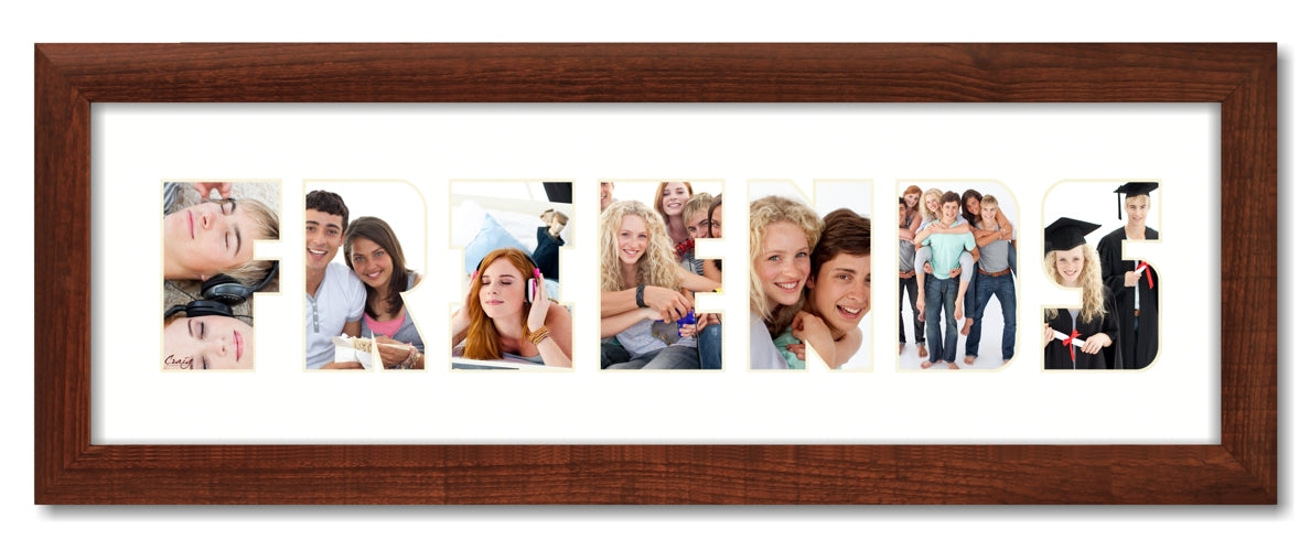 Friends, Word Collage Picture Frame