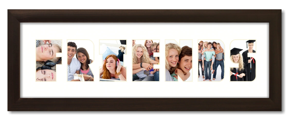 Friends, Word Collage Picture Frame