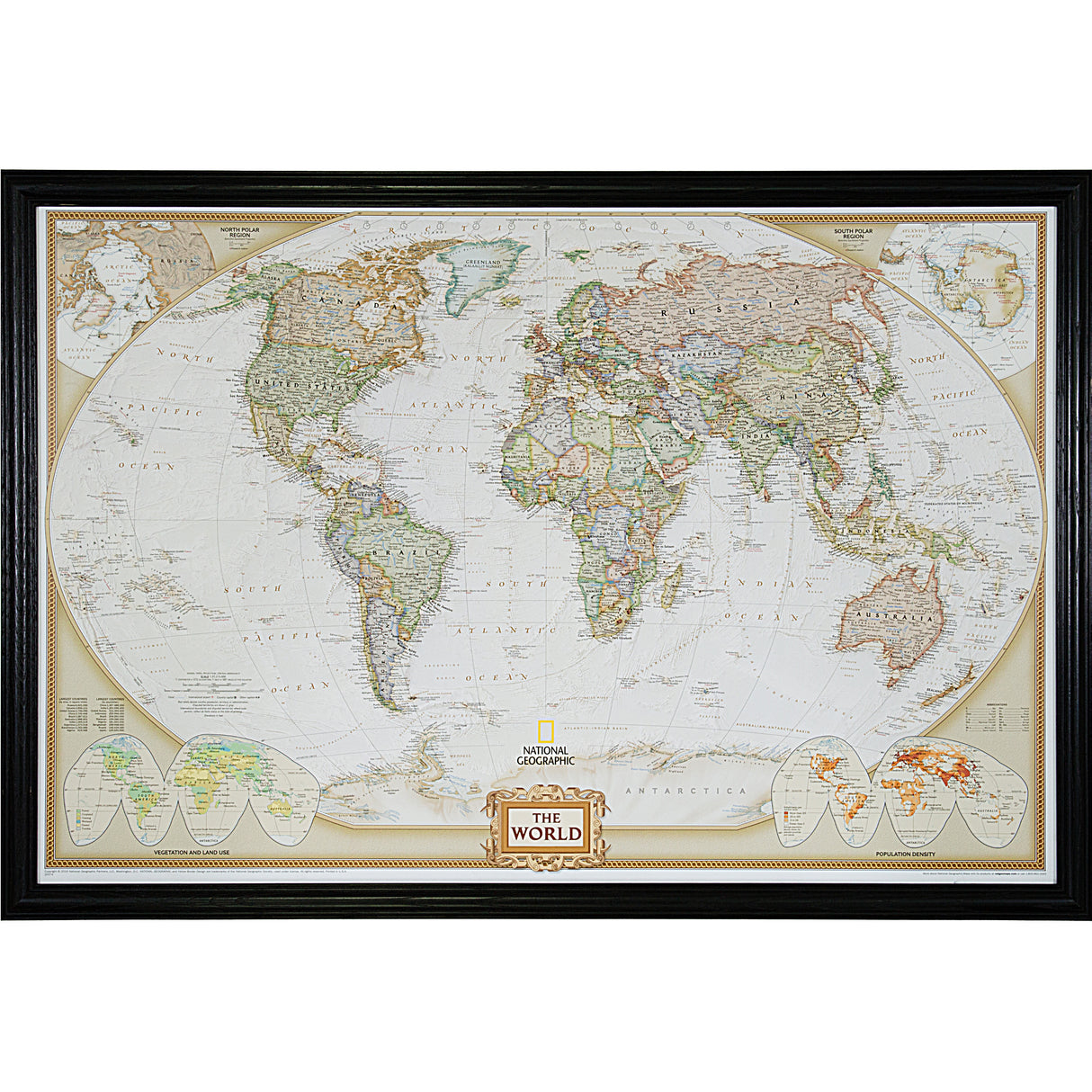 Executive World Push Pin Map – Wiltshire 440 Black
